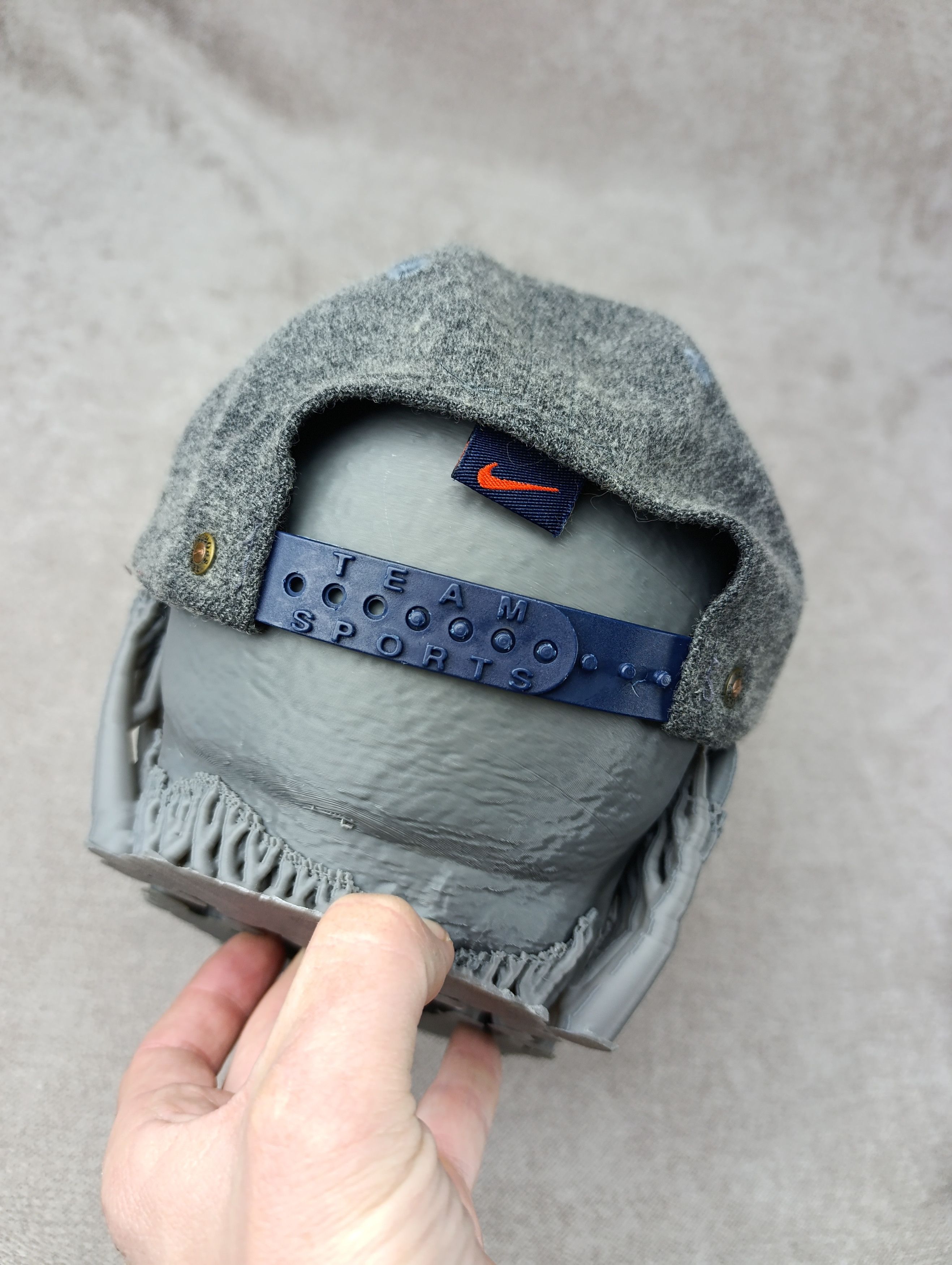 Nike Vintage 90s Jahre Nike Syracuse Team Sport SELTEN wool cap Size ONE SIZE - 8 Thumbnail
