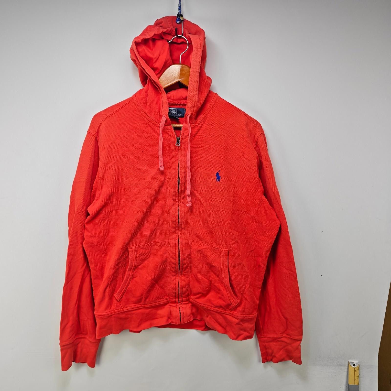 Polo Ralph Lauren Vintage Polo Ralph Lauren Full Zip Lightweight Hoodie Large Size US L / EU 52-54 / 3 - 1 Thumbnail