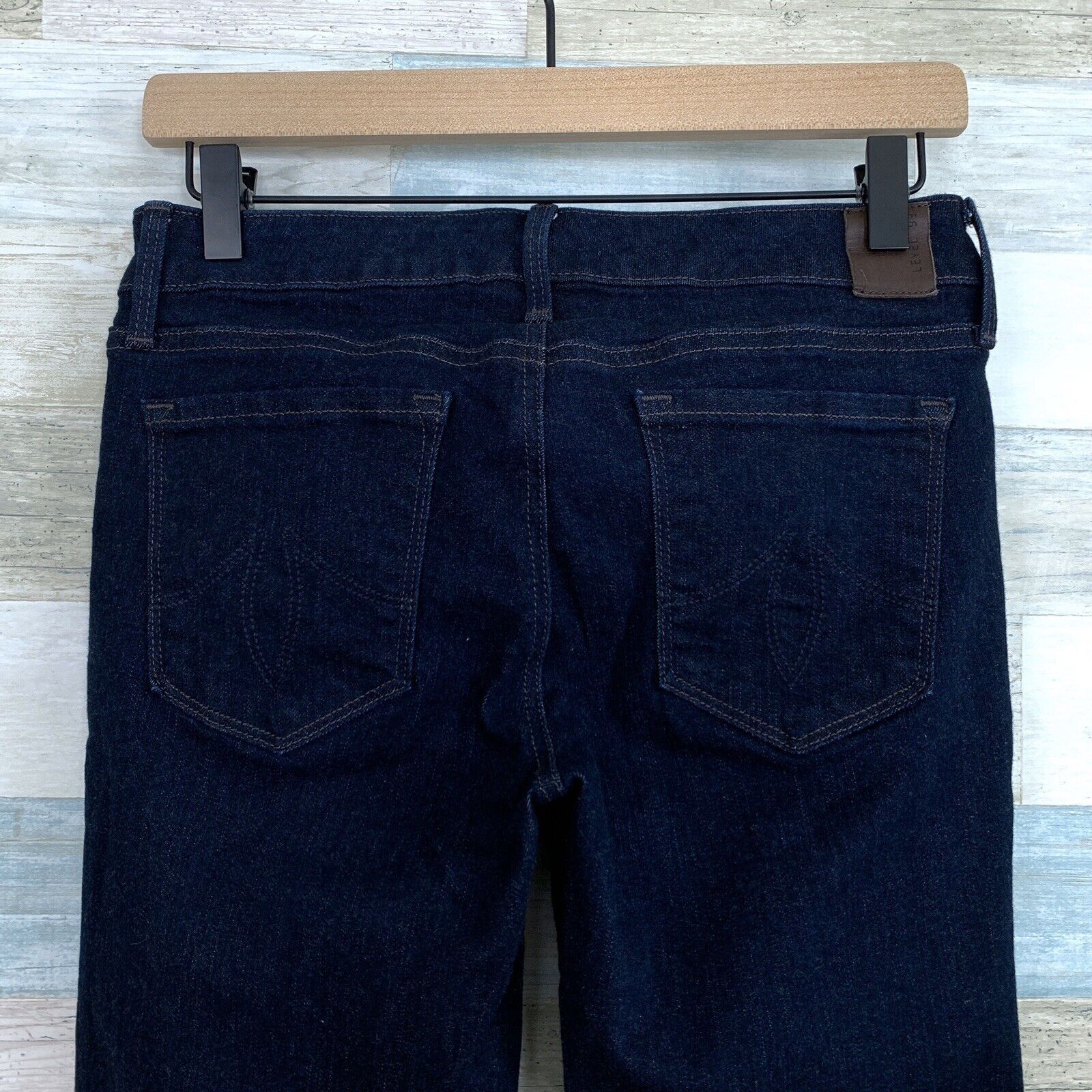 Anthropologie Anthropologie Level 99 Skinny Cigarette Jeans Dark Wash 27 Size 27" / US 4 / IT 40 - 6 Thumbnail