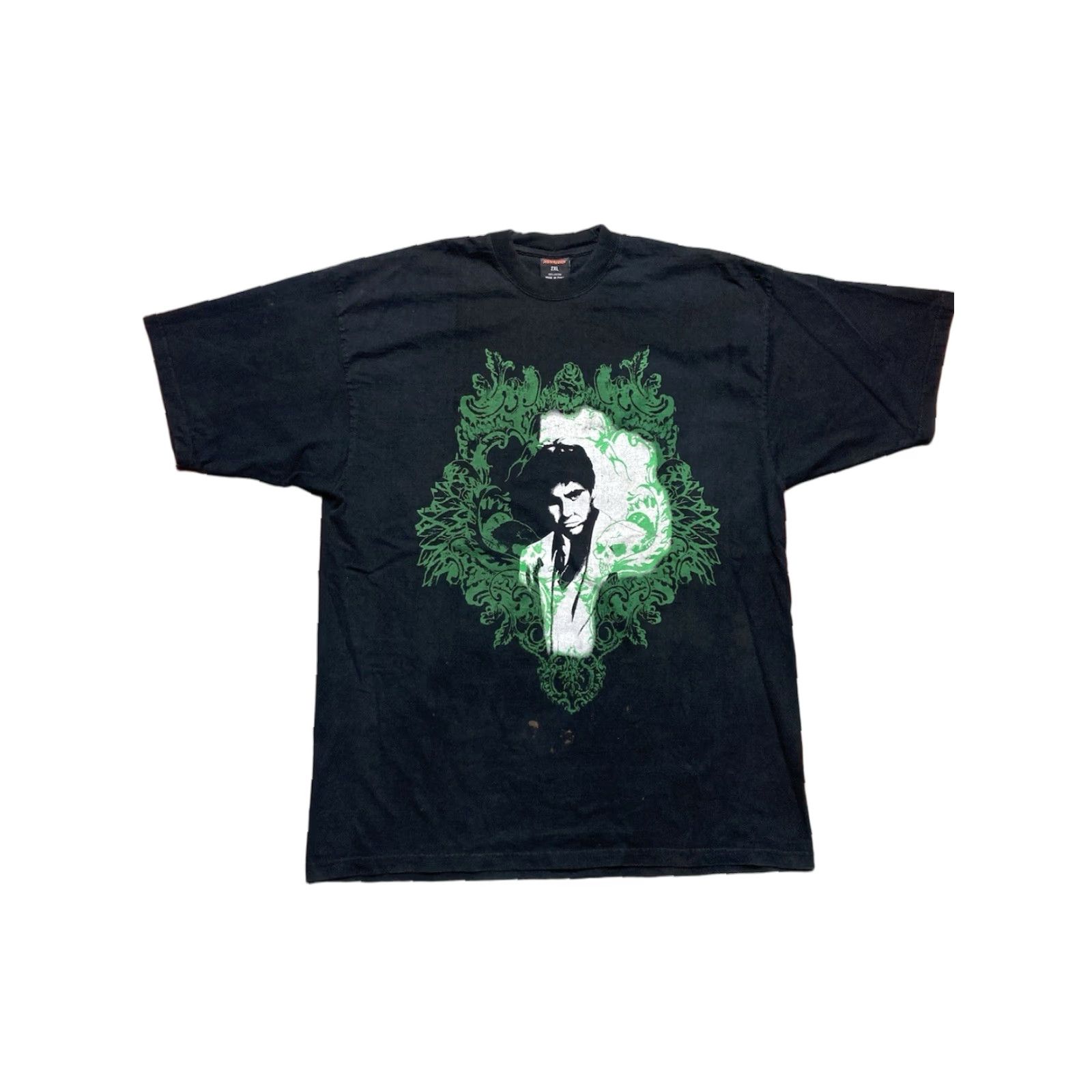 Vintage VINTAGE Scarface T-Shirt Men 2XL Black Grunge Tony Montana Y2K Big Graphic XX L Size US XXL / EU 58 / 5 - 1 Thumbnail