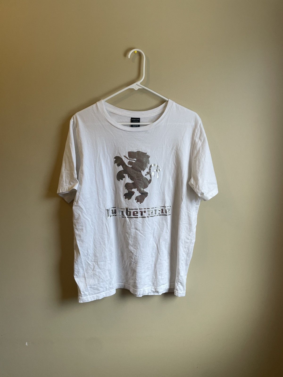 Number (N)ine White Number Nine Lambretta T-Shirt | Grailed