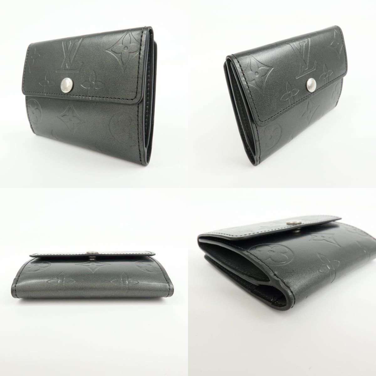 Louis Vuitton Louis Vuitton Monogram Vernis Ludlow Coin Case Gray Size ONE SIZE - 3 Thumbnail