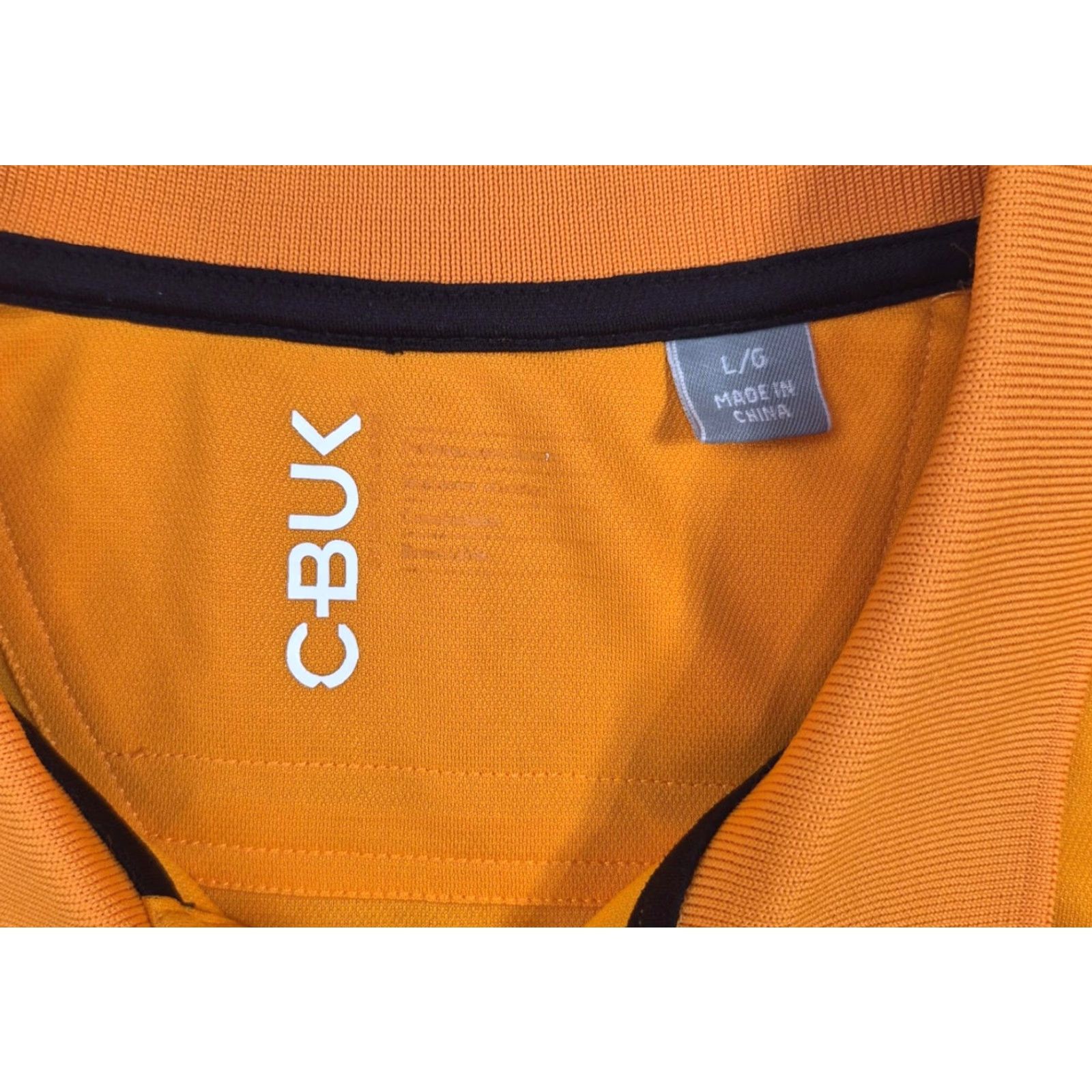 Vintage CBUK Golf Polo Shirt Mens L Orange Stripe Short Sleeve Knit Performance Size US L / EU 52-54 / 3 - 5 Thumbnail