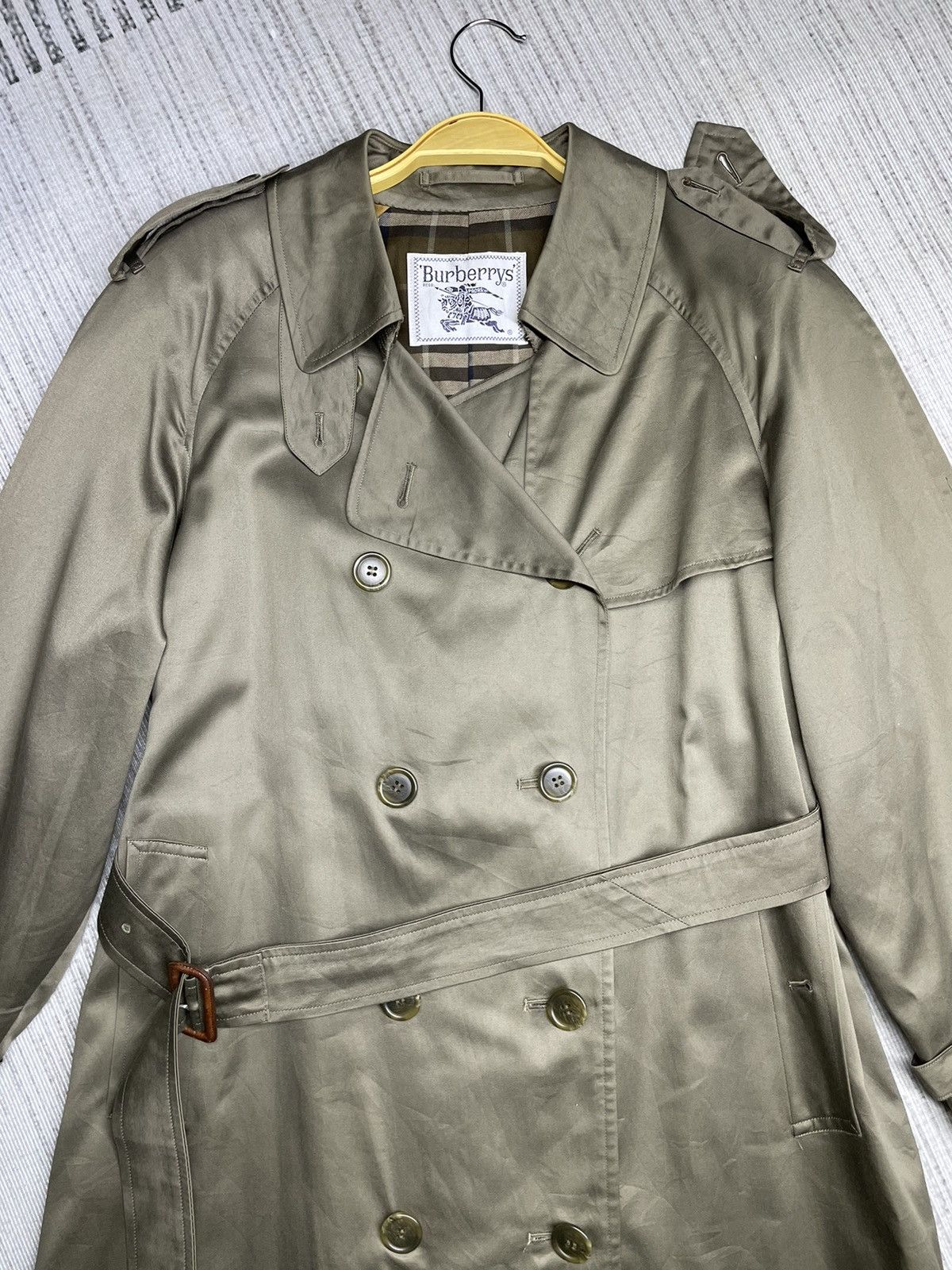 Burberry a58 Vintage Burberrys tranch Coat Size US L / EU 52-54 / 3 - 5 Thumbnail