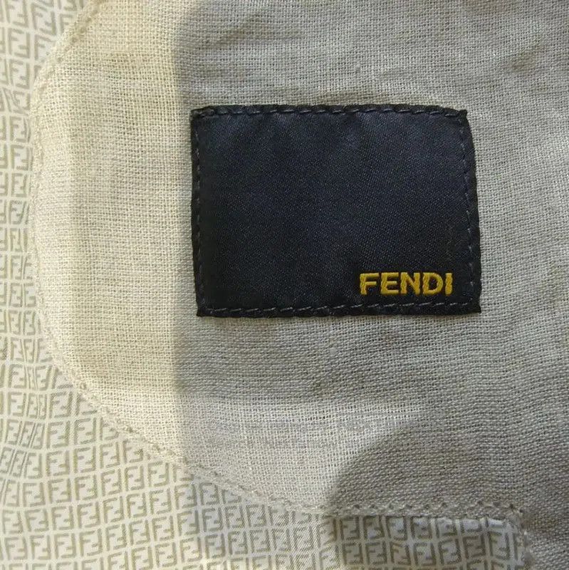 Fendi Fendi Beige XL Polyester Women's Cotton Jacket . Size XL / US 12-14 / IT 48-50 - 4 Thumbnail