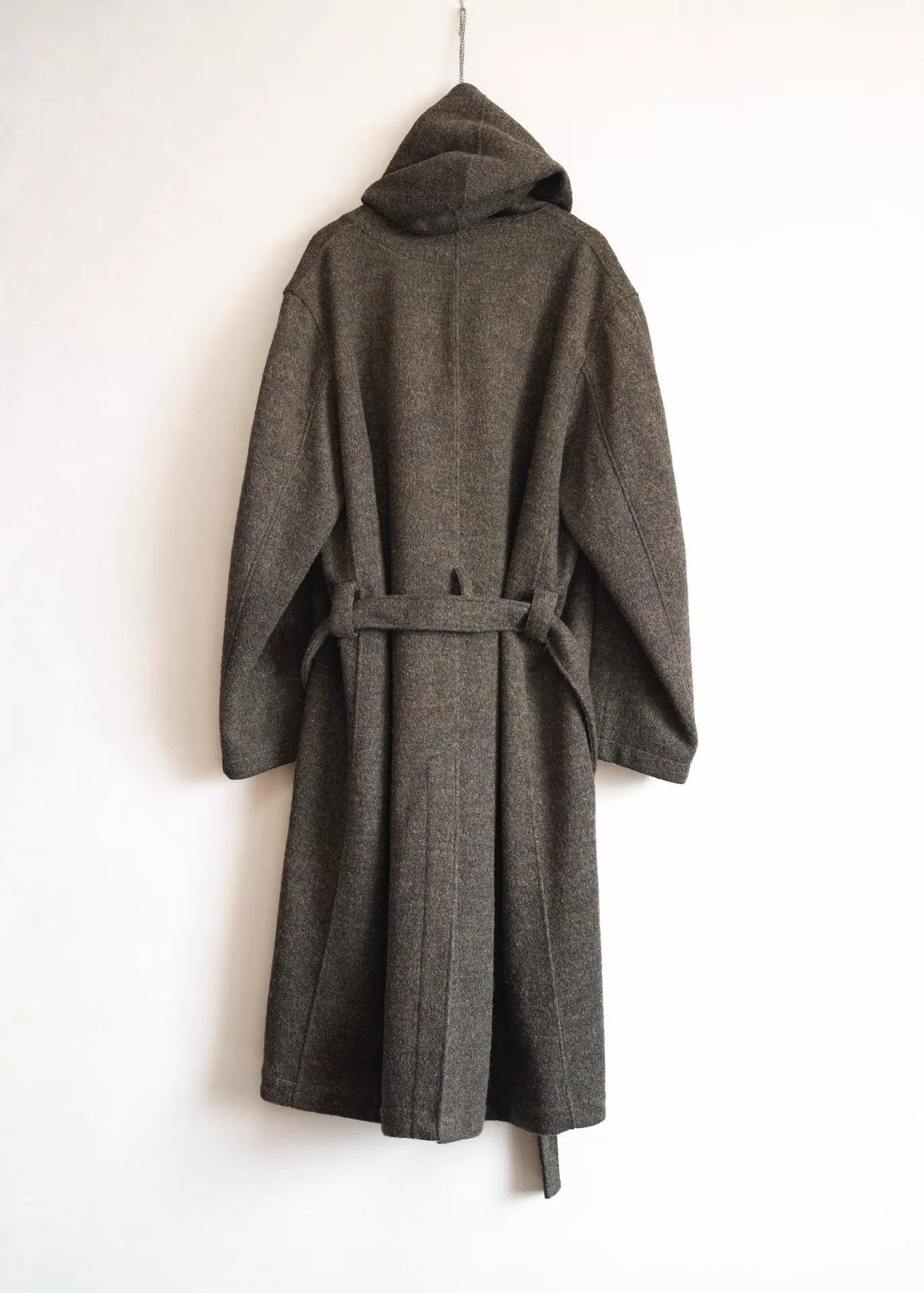 Yohji Yamamoto Yohji Yamamoto Reg Boxer Robe Belted Rock Brown Beige Size US L / EU 52-54 / 3 - 3 Thumbnail