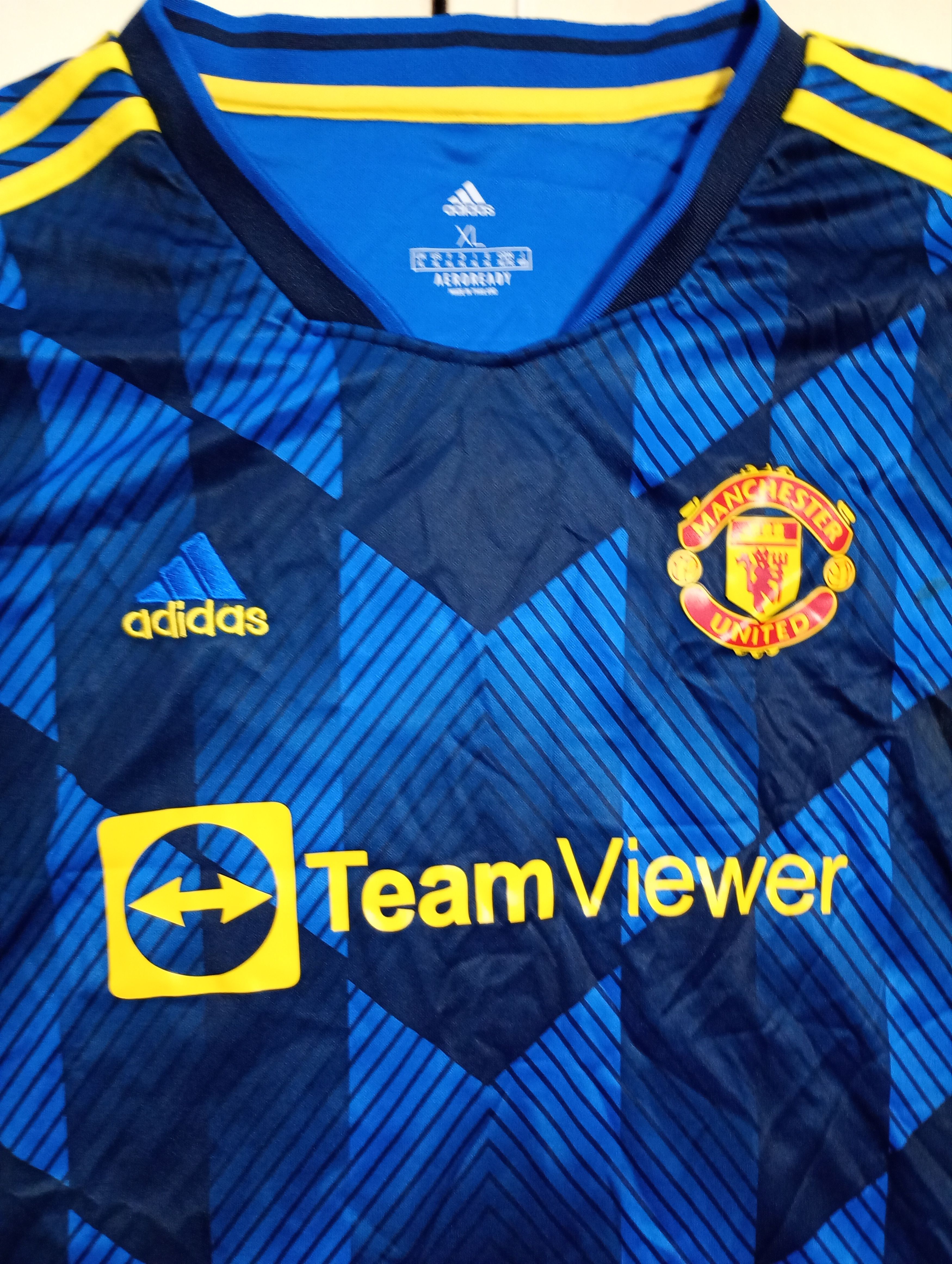 Adidas Adidas Manchester United Third Jersey 2021-2022 Size US XL / EU 56 / 4 - 6 Thumbnail