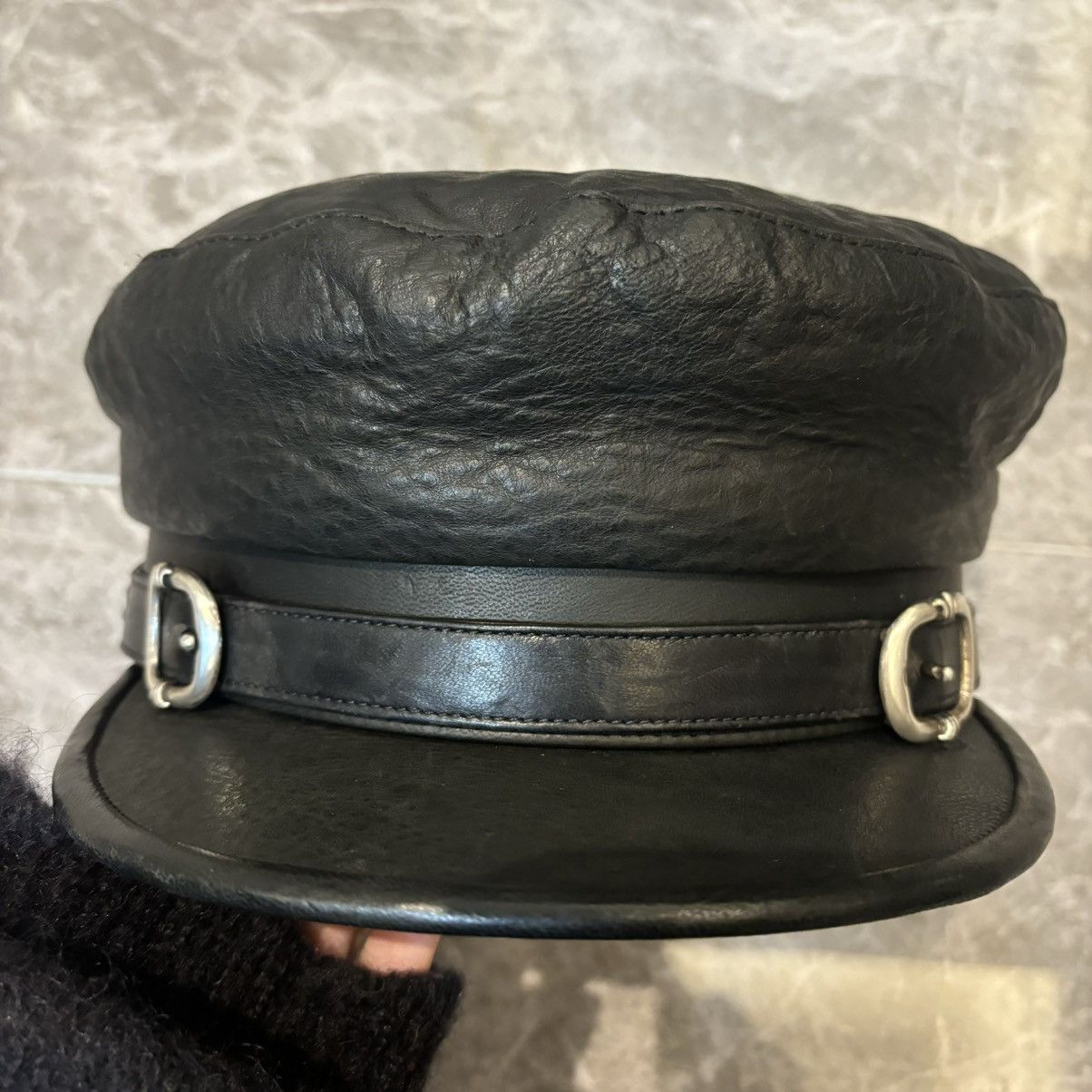 Chrome Hearts Chrome Hearts leather hat Size ONE SIZE - 1 Thumbnail