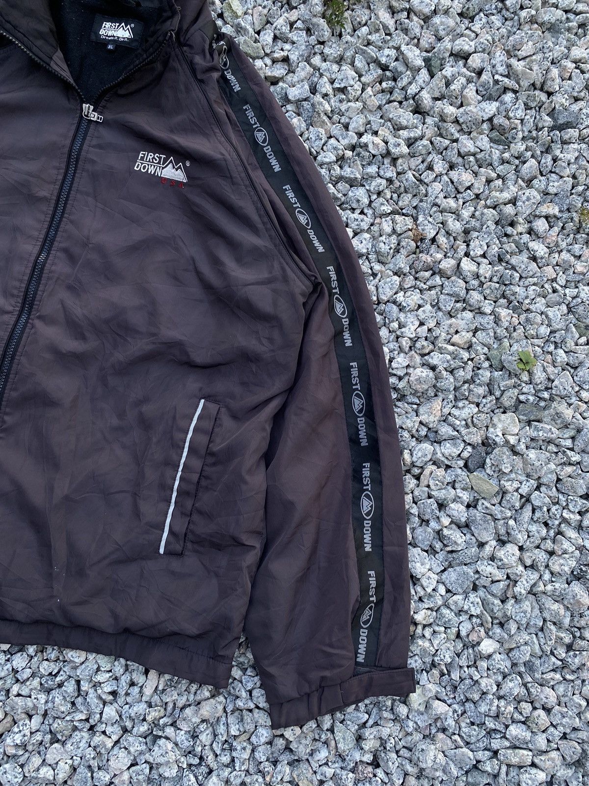 Vintage Vintage First Down Full Zipper Jacket Size US XXL / EU 58 / 5 - 3 Thumbnail
