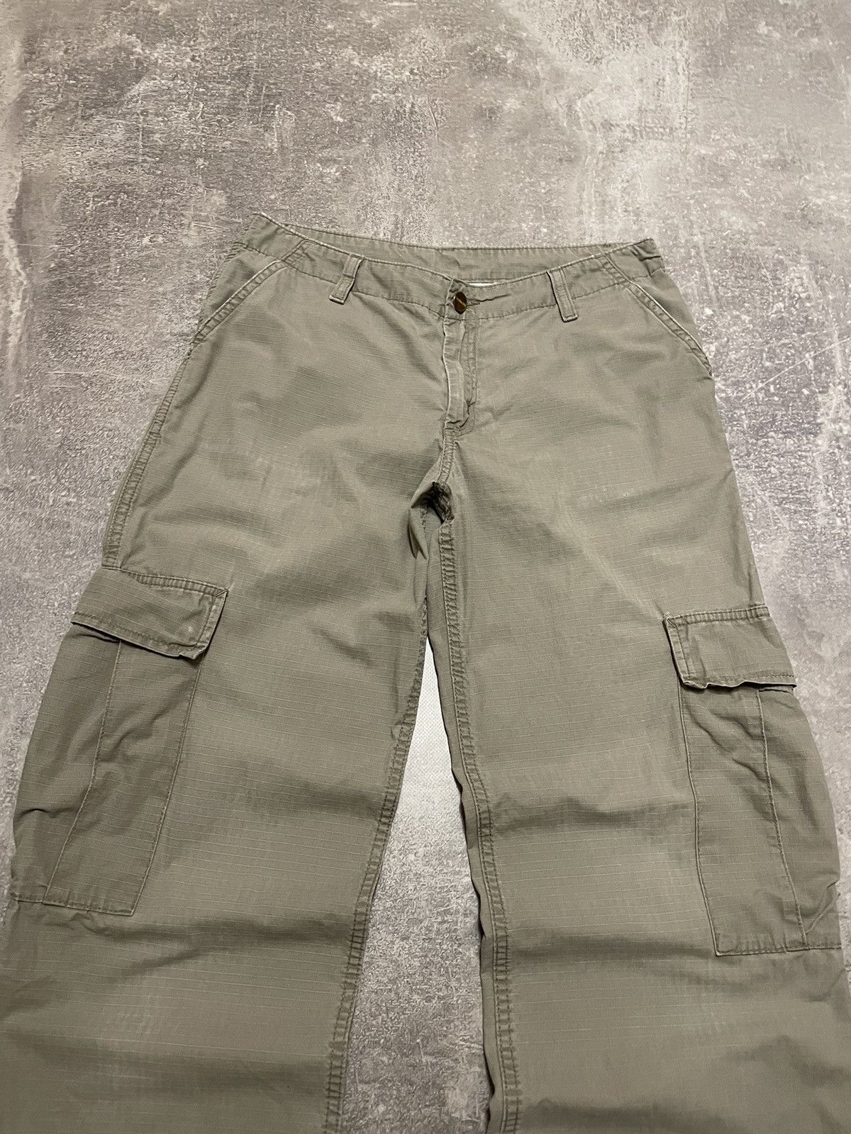 Carhartt Vintage Carhartt Distressed Cargo Pants Size US 28 / EU 44 - 2 Thumbnail