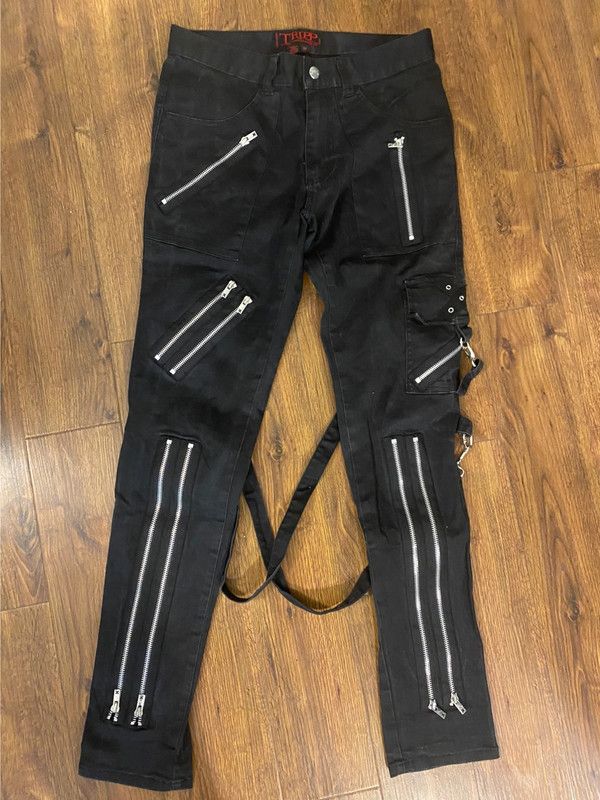 image of Tripp NYC Bondage Jeans in Black, Men's (Size 30)