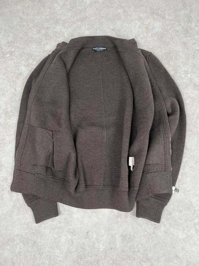 Dolce & Gabbana 2000s Dolce & Gabbana Brown Classy Zip-up Sweater Size US S / EU 44-46 / 1 - 8 Thumbnail