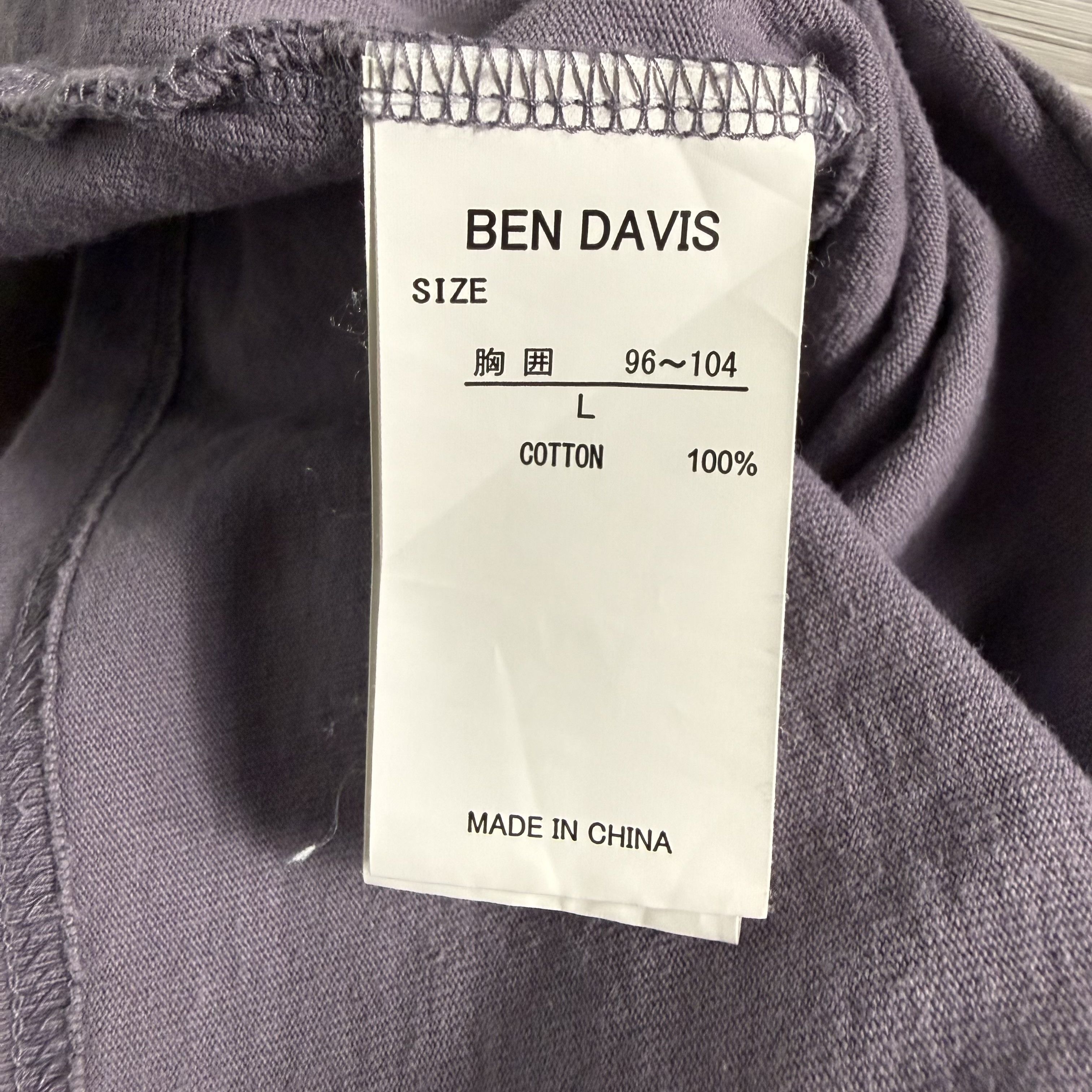 Ben Davis 🔥RARE🔥Vintage Ben Davis T-shirt Spellout Backhit Size US L / EU 52-54 / 3 - 7 Thumbnail
