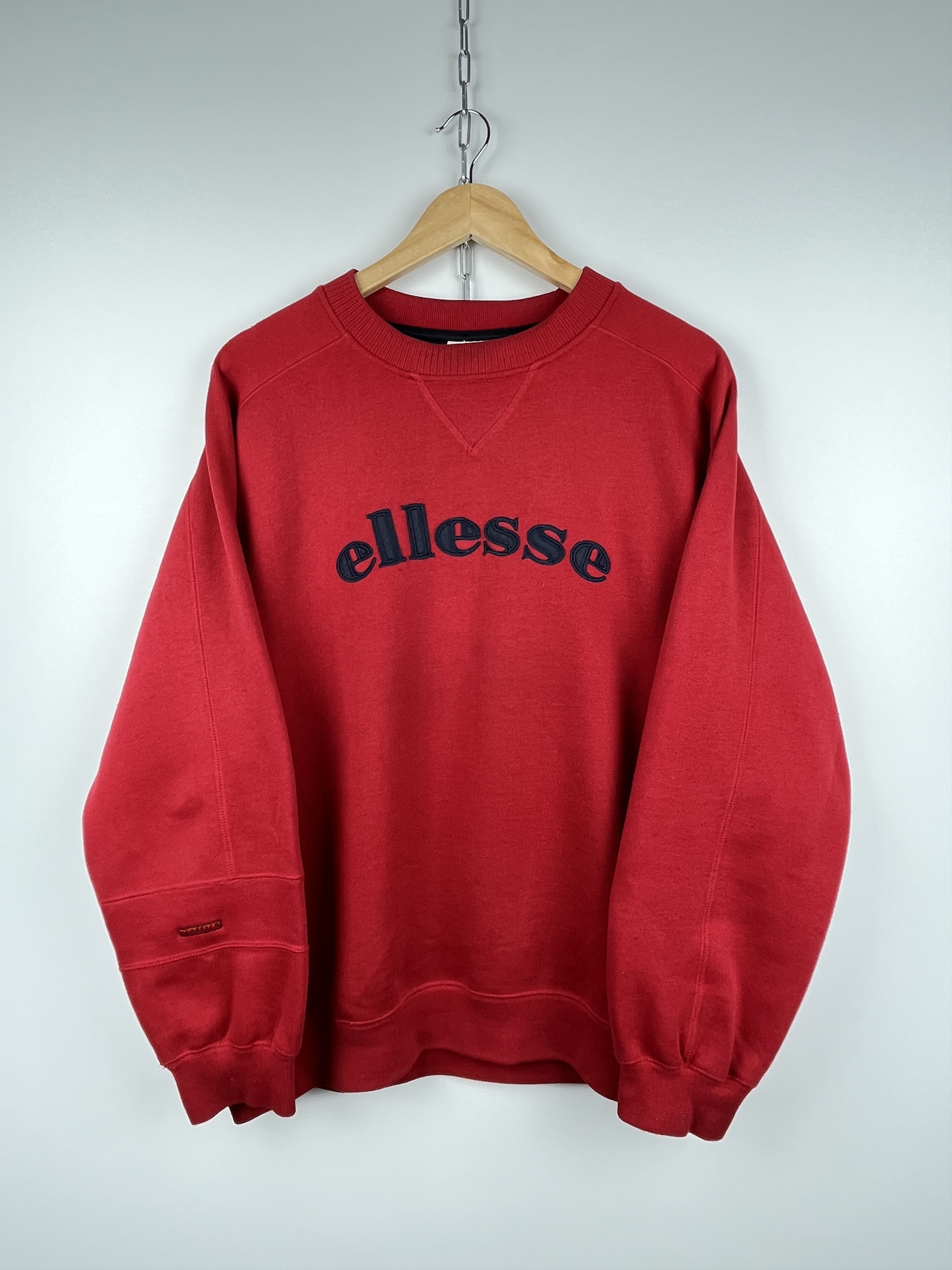 Ellesse 90's Ellesse Big Embroidered Logo Vintage Sweatshirt Size US M / EU 48-50 / 2 - 1 Thumbnail