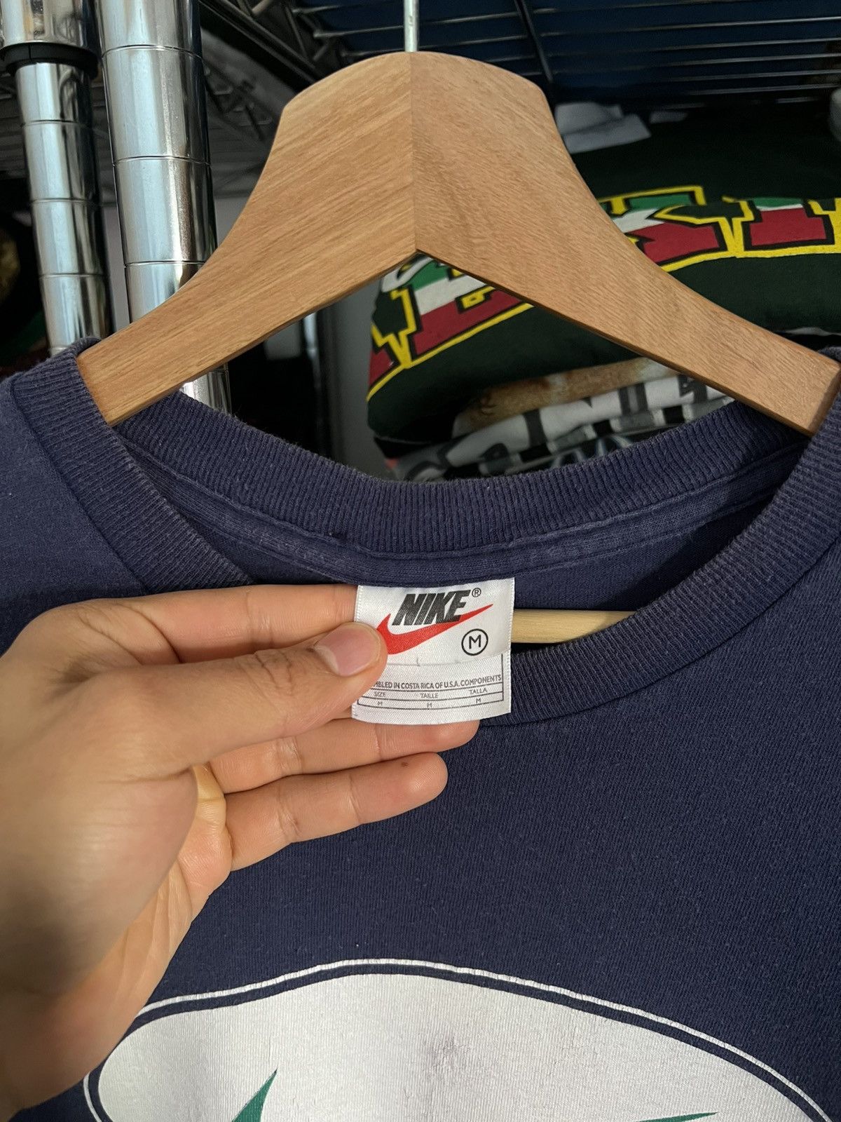 Nike 90s Nike Center Swoosh Tee Size US M / EU 48-50 / 2 - 3 Thumbnail