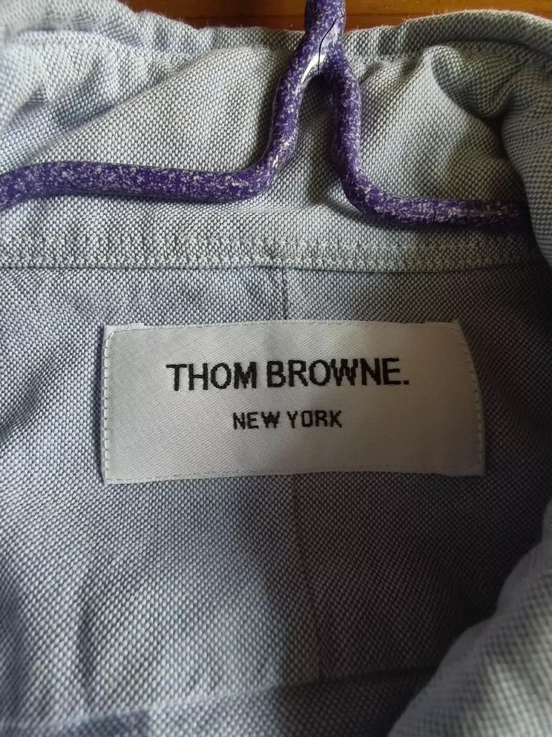 Thom Browne Thom Browne Light blue Oxford shirt Size US XS / EU 42 / 0 - 4 Thumbnail