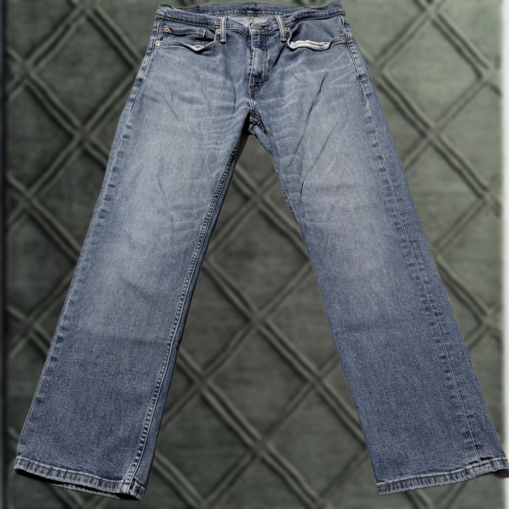 Levi's Levi’s 559 Jeans Men Blue Denim Straight Leg Low Rise Distressed 34x30 Jeans Size US 34 / EU 50 - 1 Thumbnail