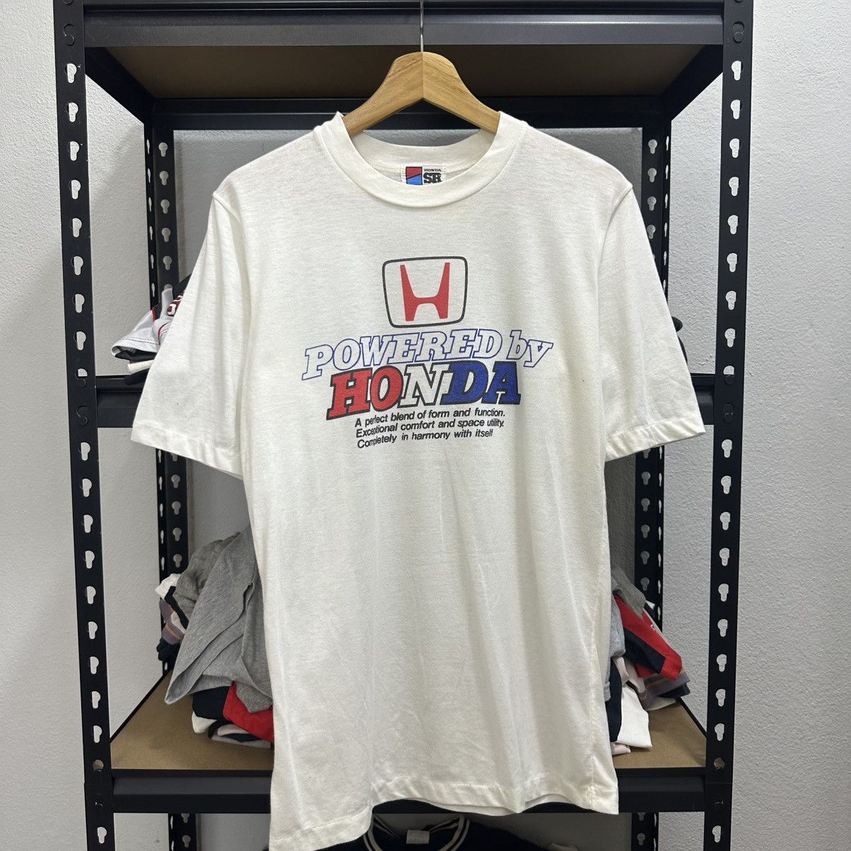 Honda × Vintage Rare Powered By Honda Tees Size US S / EU 44-46 / 1 - 1 Thumbnail