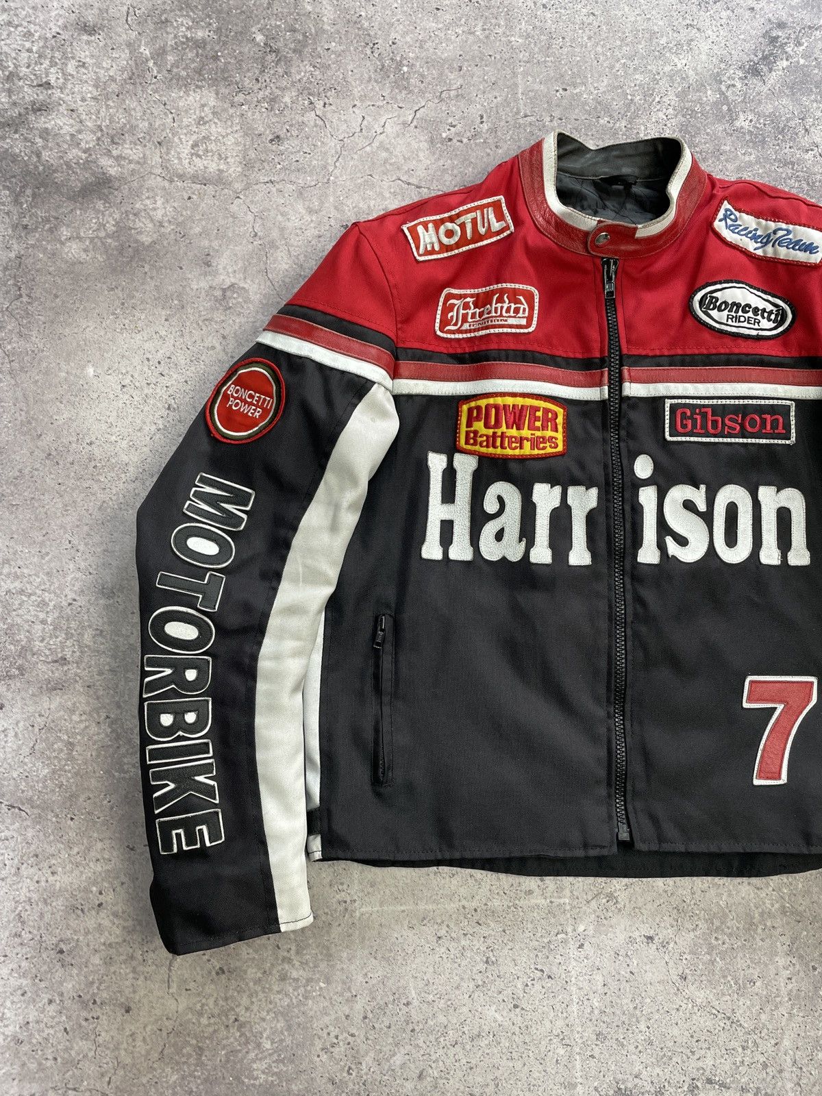 Other Harrison “Dark Devil” Racing Jacket — Nylon & Leather Hybrid Size US L / EU 52-54 / 3 - 9 Thumbnail