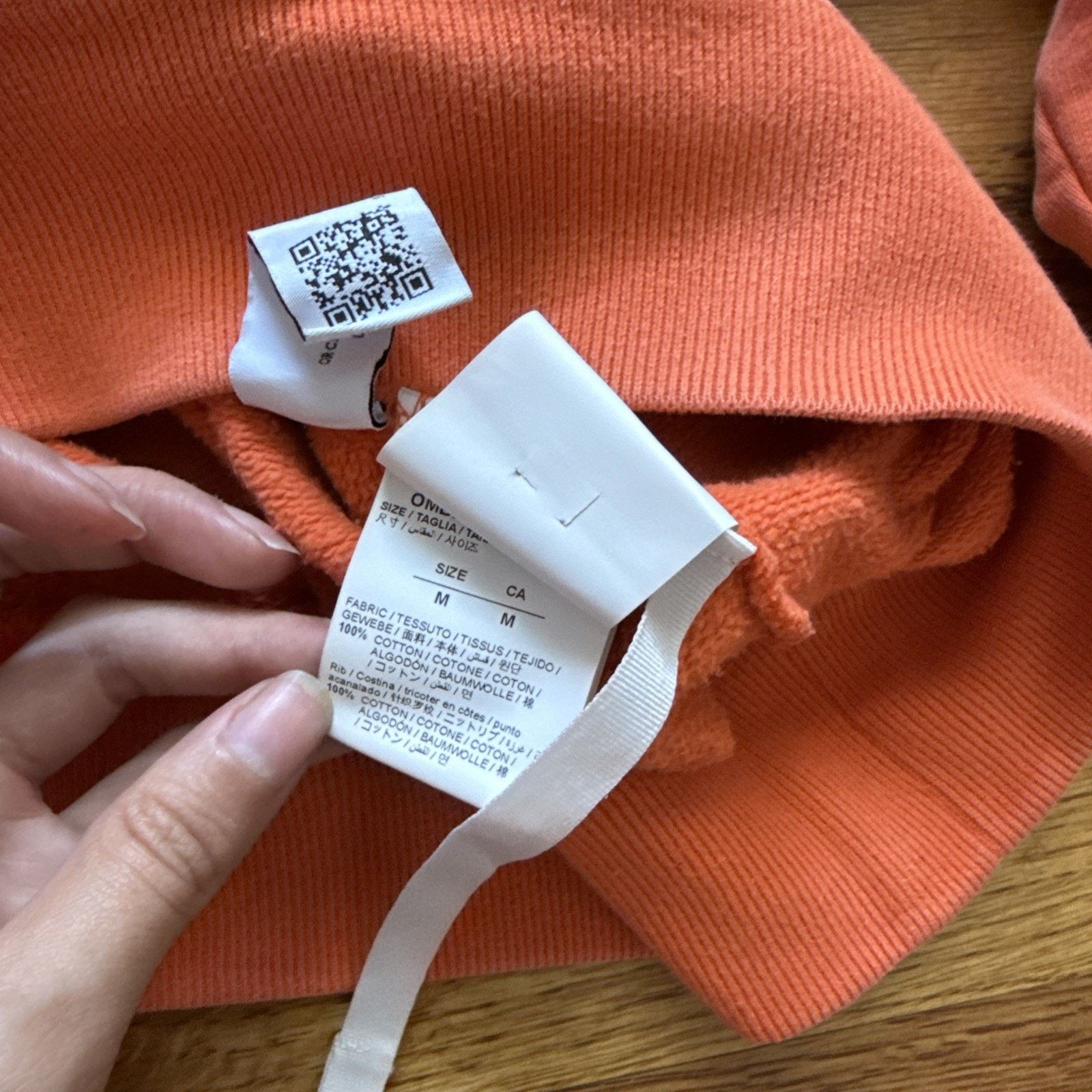 Off-White Off-white Jumbo Marker Over Orange Hoodie Mens Size M C9 Size US M / EU 48-50 / 2 - 14 Thumbnail