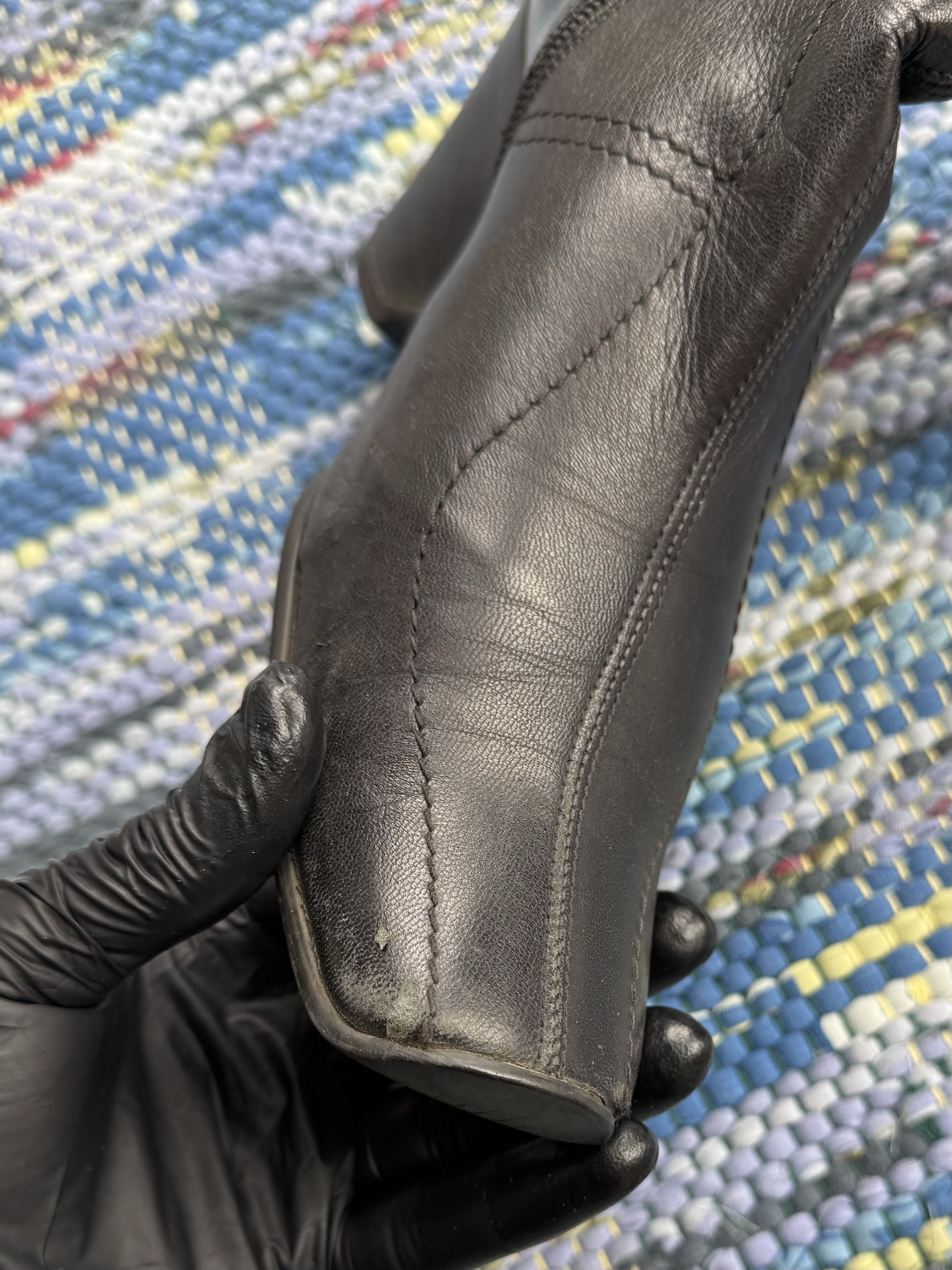 Vintage Vintage Leather Futuristic Boots A722D4(209) Size US 8 / IT 38 - 10 Thumbnail