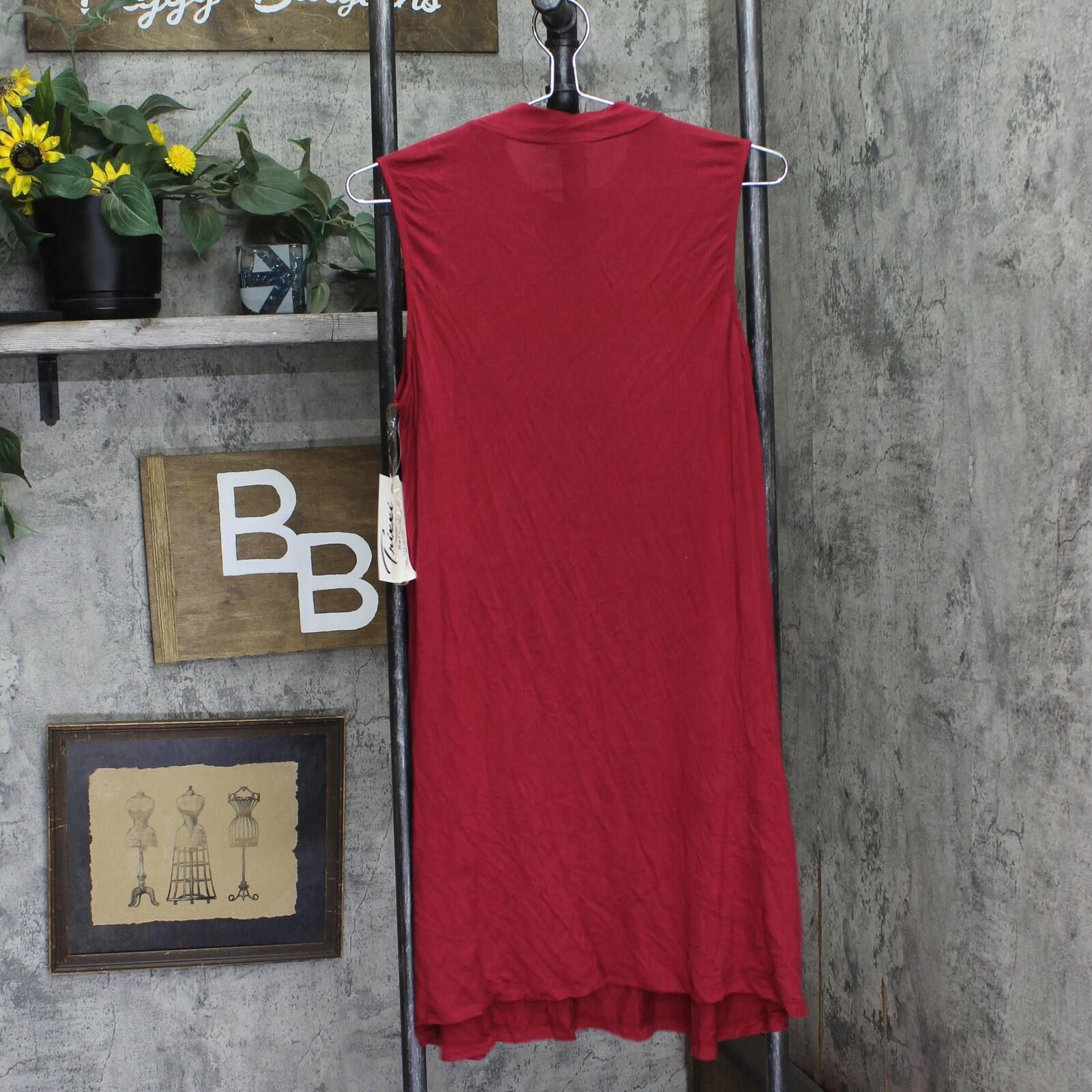 Other Nwt Trixxi Juniors Knit Mock-turtleneck A-line Dress Red M Size M / US 6-8 / IT 42-44 - 2 Thumbnail