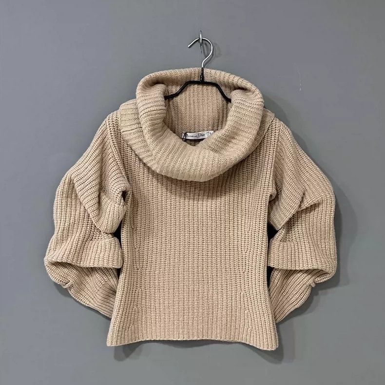 Dior Dior Cashmere High Neck Knit Sweater-2506 Size S / US 4 / IT 40 - 2 Thumbnail