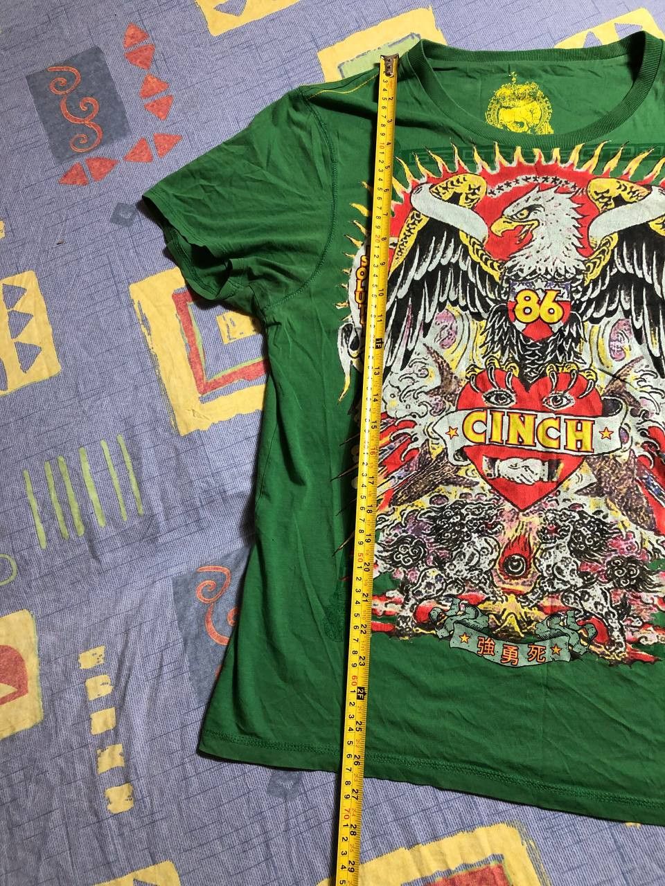 Vintage Y2K Affliction Style All Over Print T Shirt Tee Tapout Japan Size US M / EU 48-50 / 2 - 14 Thumbnail