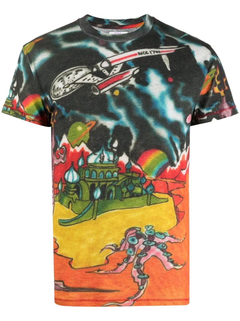 ERL ERL ALL OWER PRINTED KNIT T-SHIRT Size US L / EU 52-54 / 3 - 1 Thumbnail