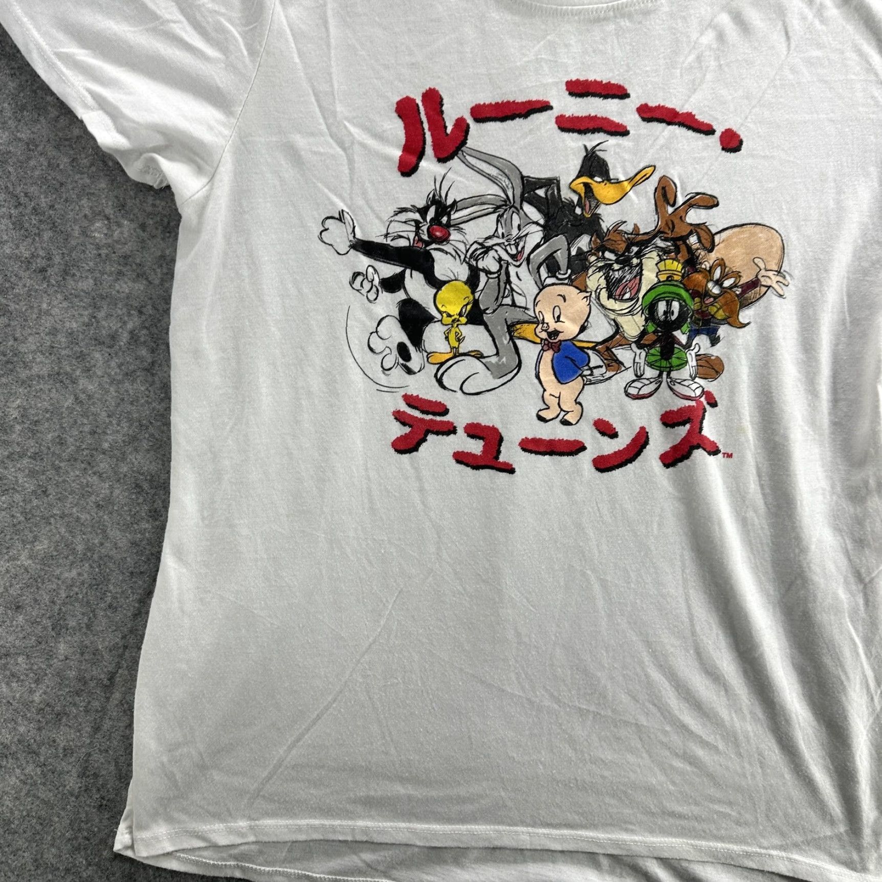 Vintage Looney Tunes Shirt Womens XL Cartoon Japanese Graphic Tee Bugs Bunny Marvin Size XL / US 12-14 / IT 48-50 - 4 Thumbnail