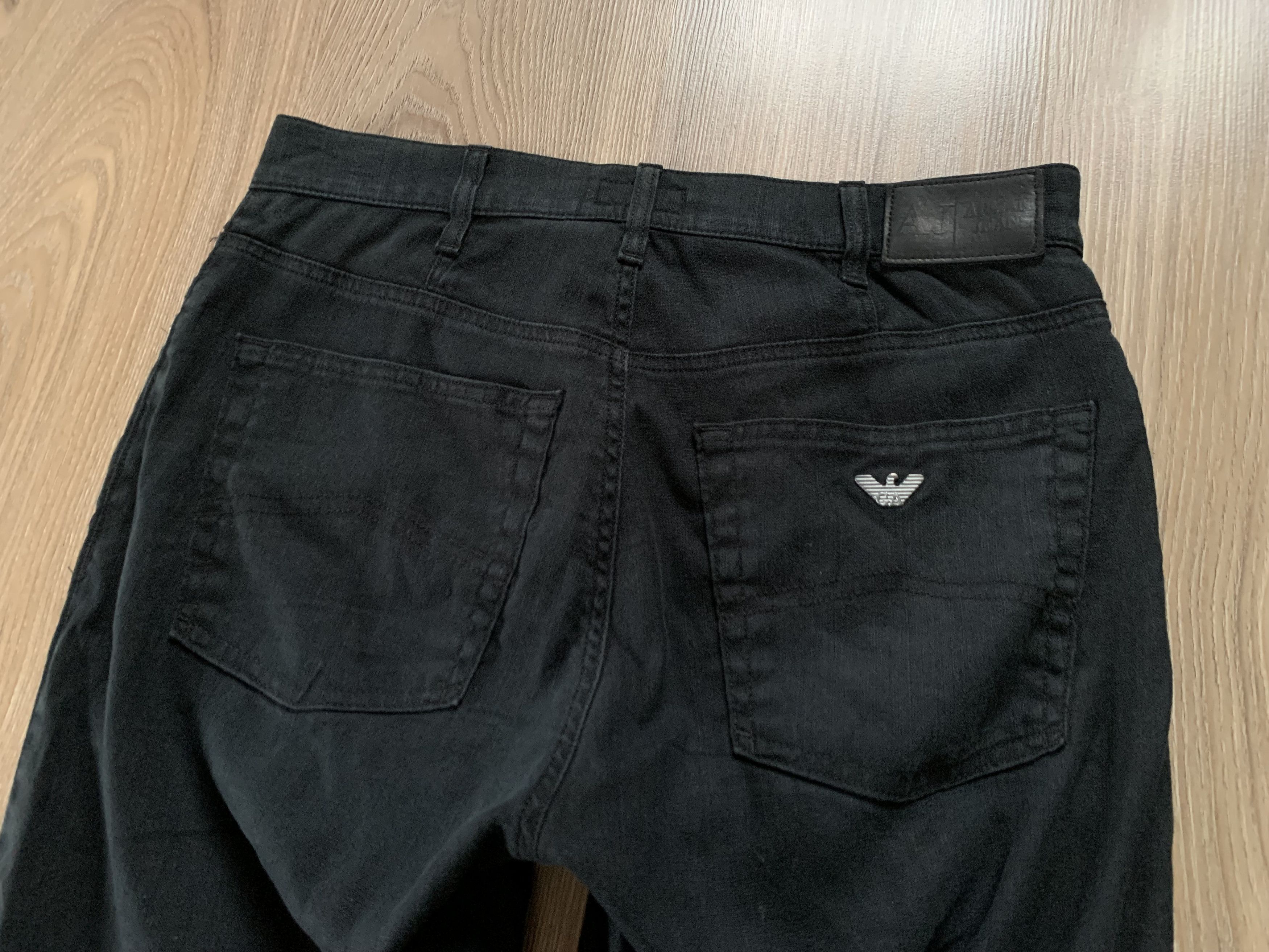 Giorgio Armani × Vintage Vintage Armani Linen Black Casual Pants Size US 32 / EU 48 - 7 Thumbnail