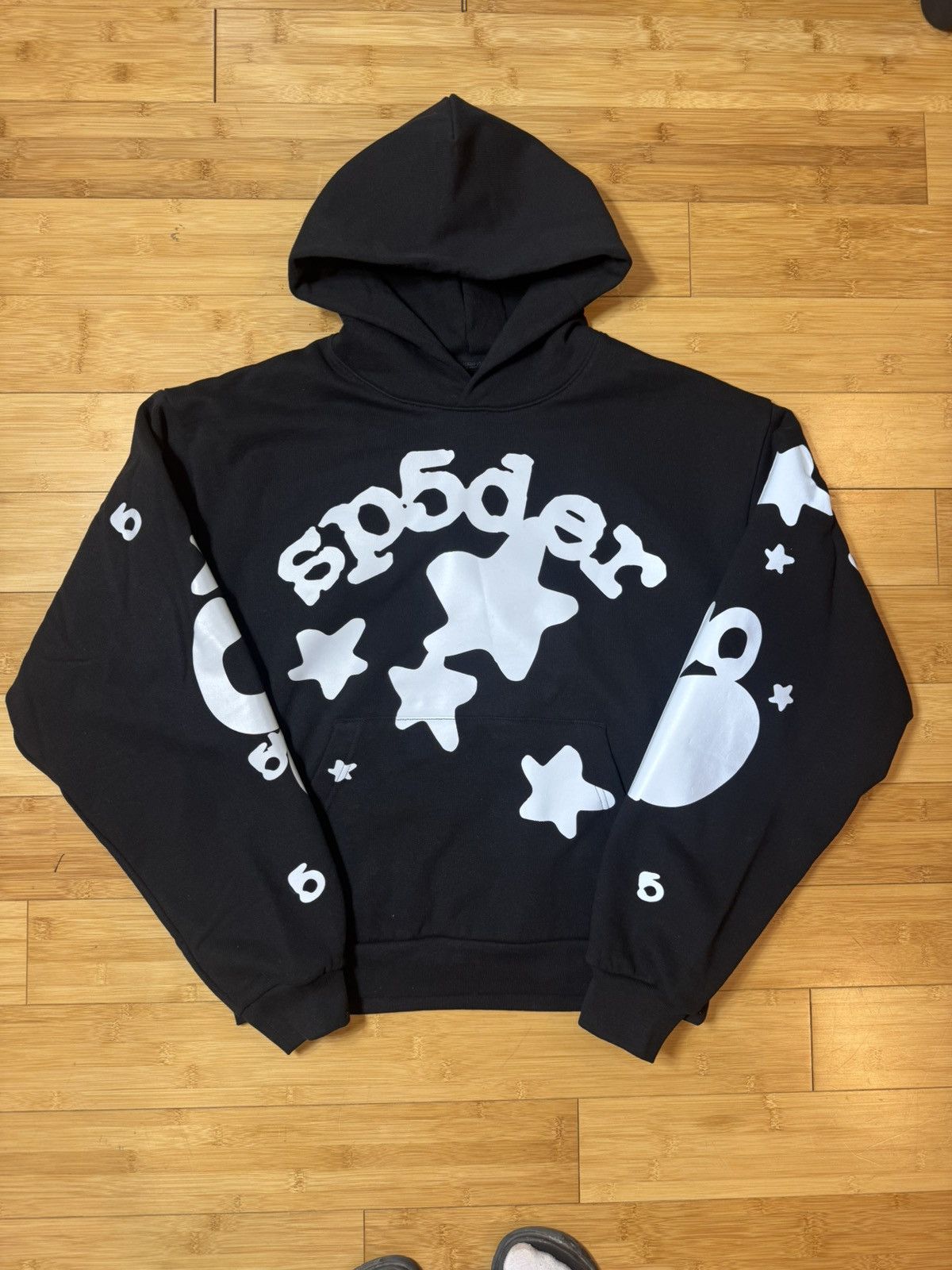 Sp5der Sp5der Reflective Beluga Hoodie Black - Size Medium Size US M / EU 48-50 / 2 - 1 Thumbnail