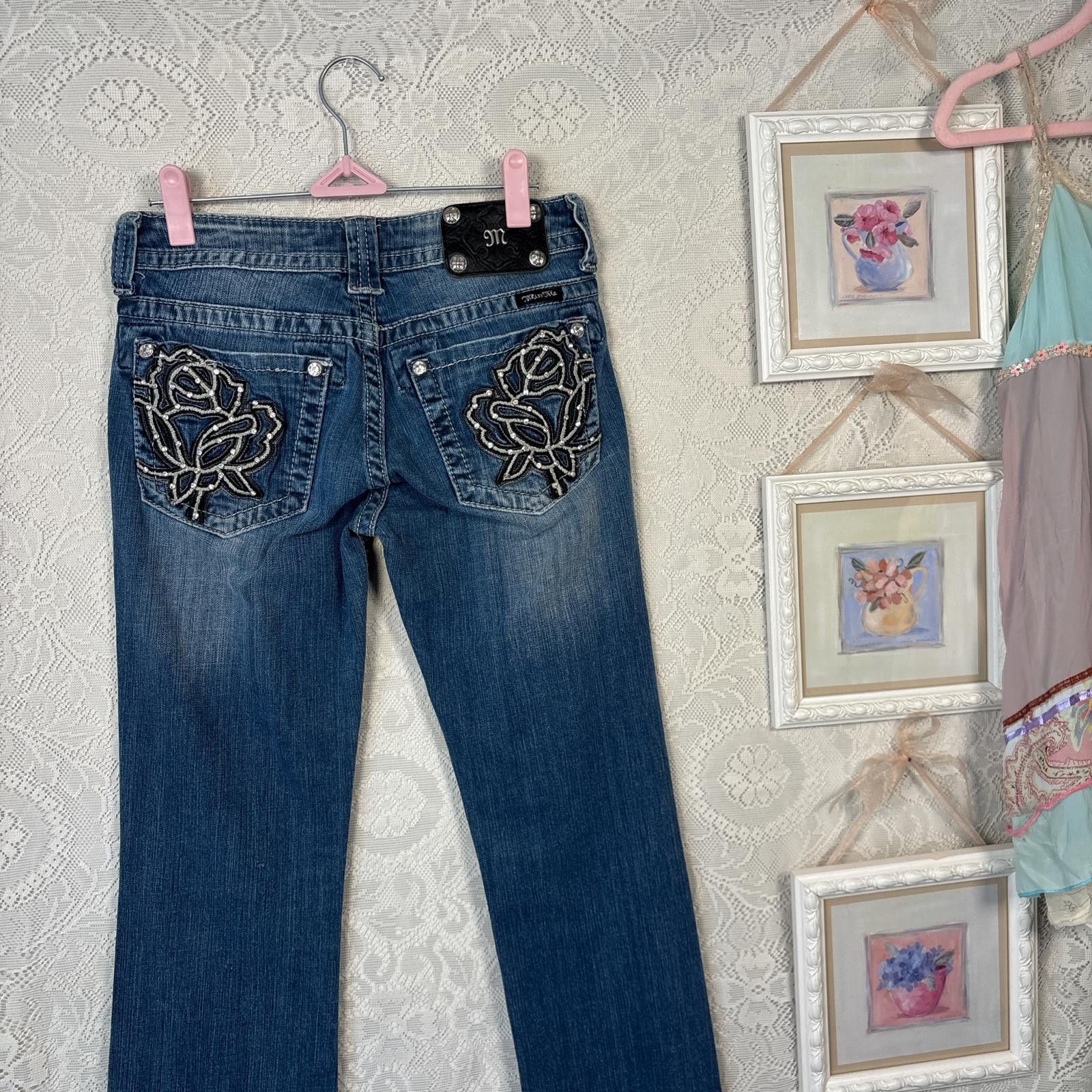 Other y2k miss me flare embroidered jeans Size 28" / US 6 / IT 42 - 1 Thumbnail