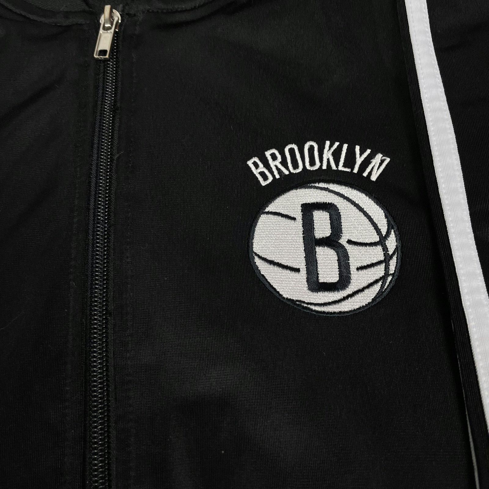 Adidas × NBA Adidas Men's Black Brooklyn Nets Basketball Team Jacket S Size US S / EU 44-46 / 1 - 4 Thumbnail