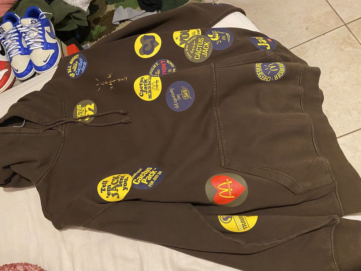 Travis Scott Travis scott X Mcdonalds sticker bomb hoodie size Large Size US L / EU 52-54 / 3 - 1 Thumbnail