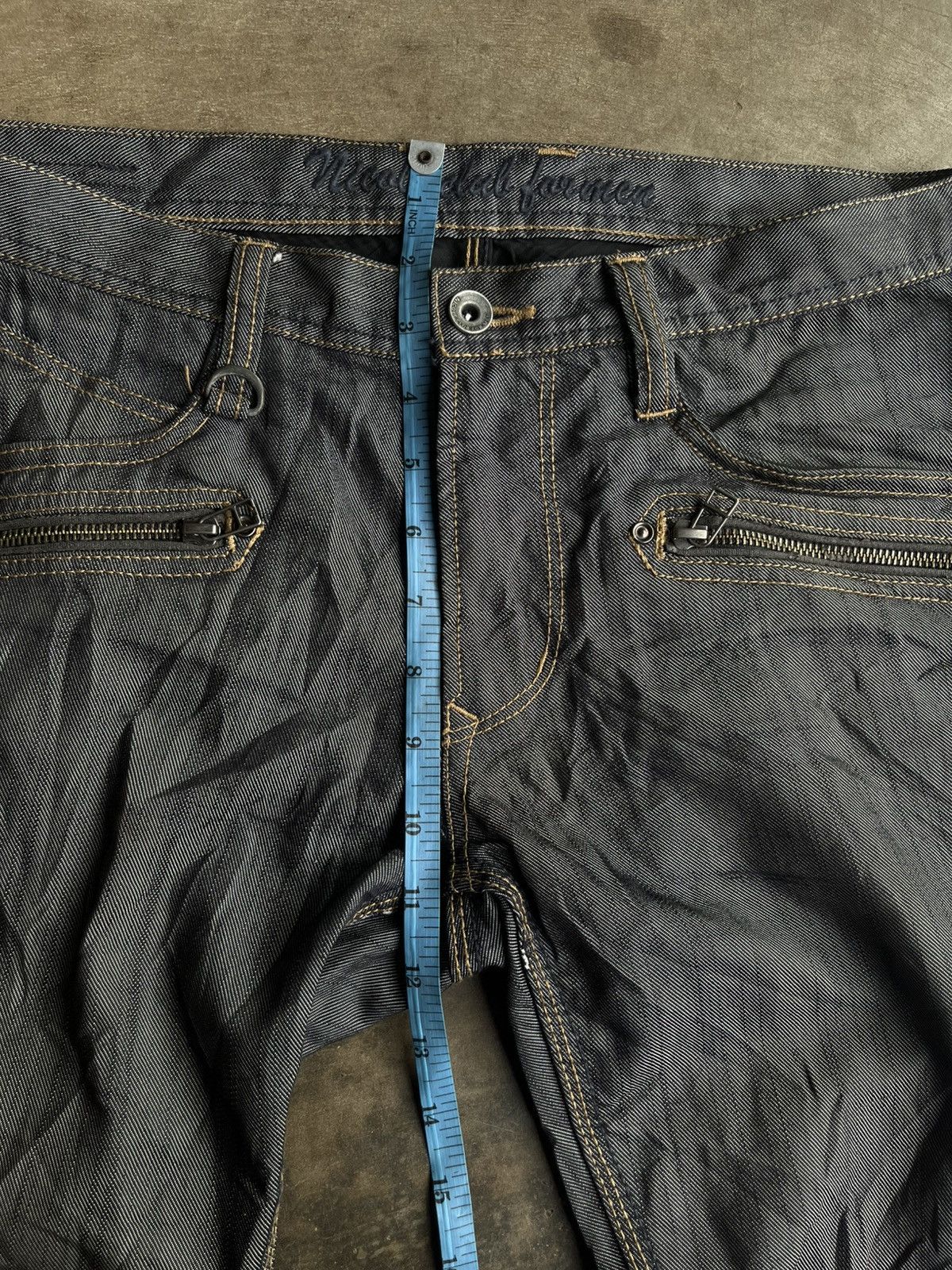 Isamu Katayama Backlash NCFM JAPANESE NICOLE CLUB FOR MEN FLARE DENIM PANTS BOOT CUT Size US 32 / EU 48 - 13 Thumbnail