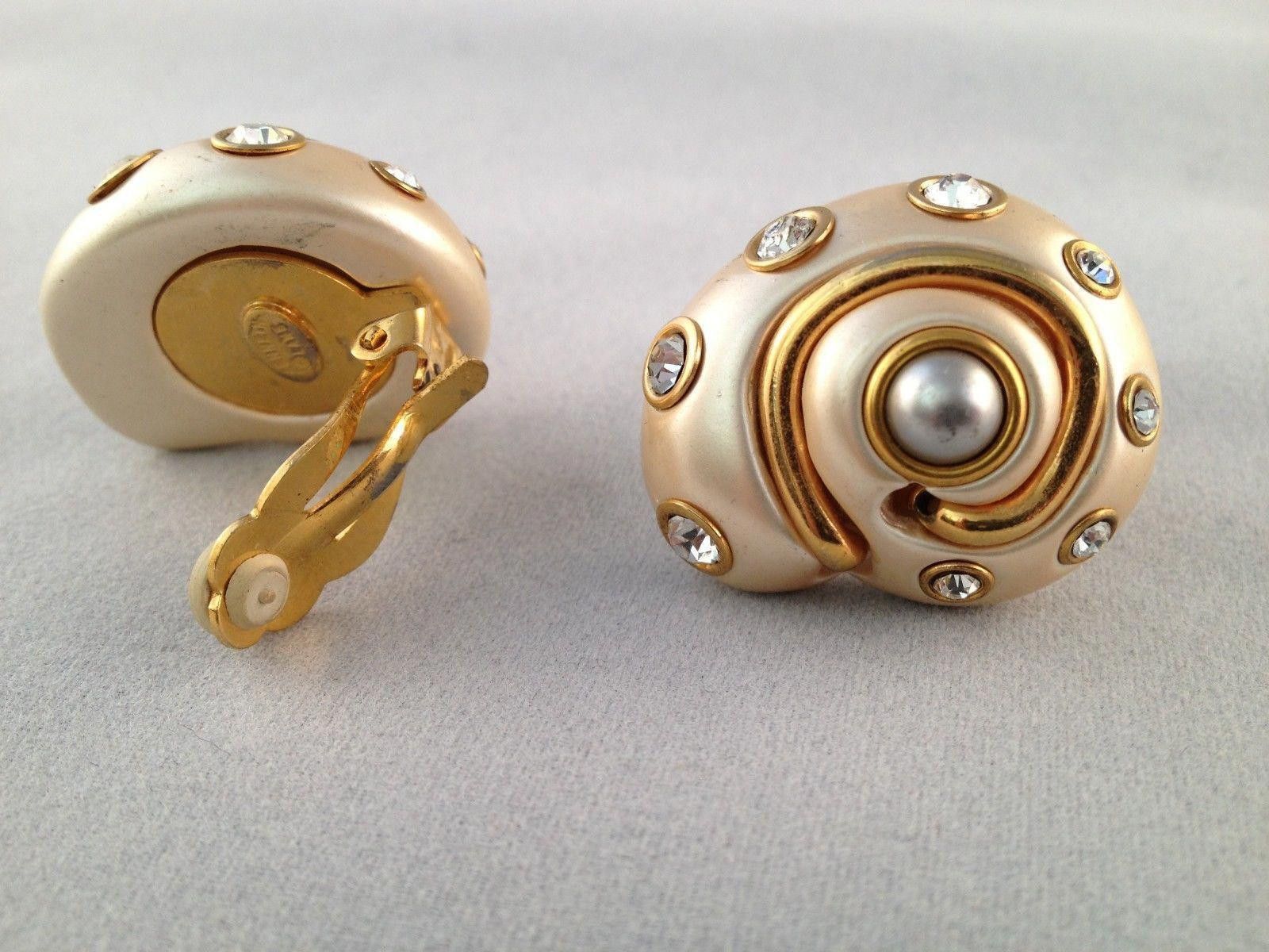 Designer Kenneth Lane Shell 2 Tone Simulated Shell Earrings Size ONE SIZE - 3 Thumbnail