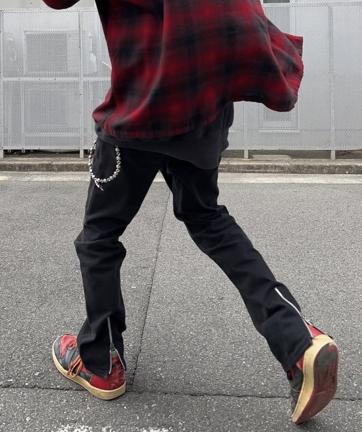 Chrome Hearts Le Fleur Back Zips Jeans Size US 31 - 23 Thumbnail