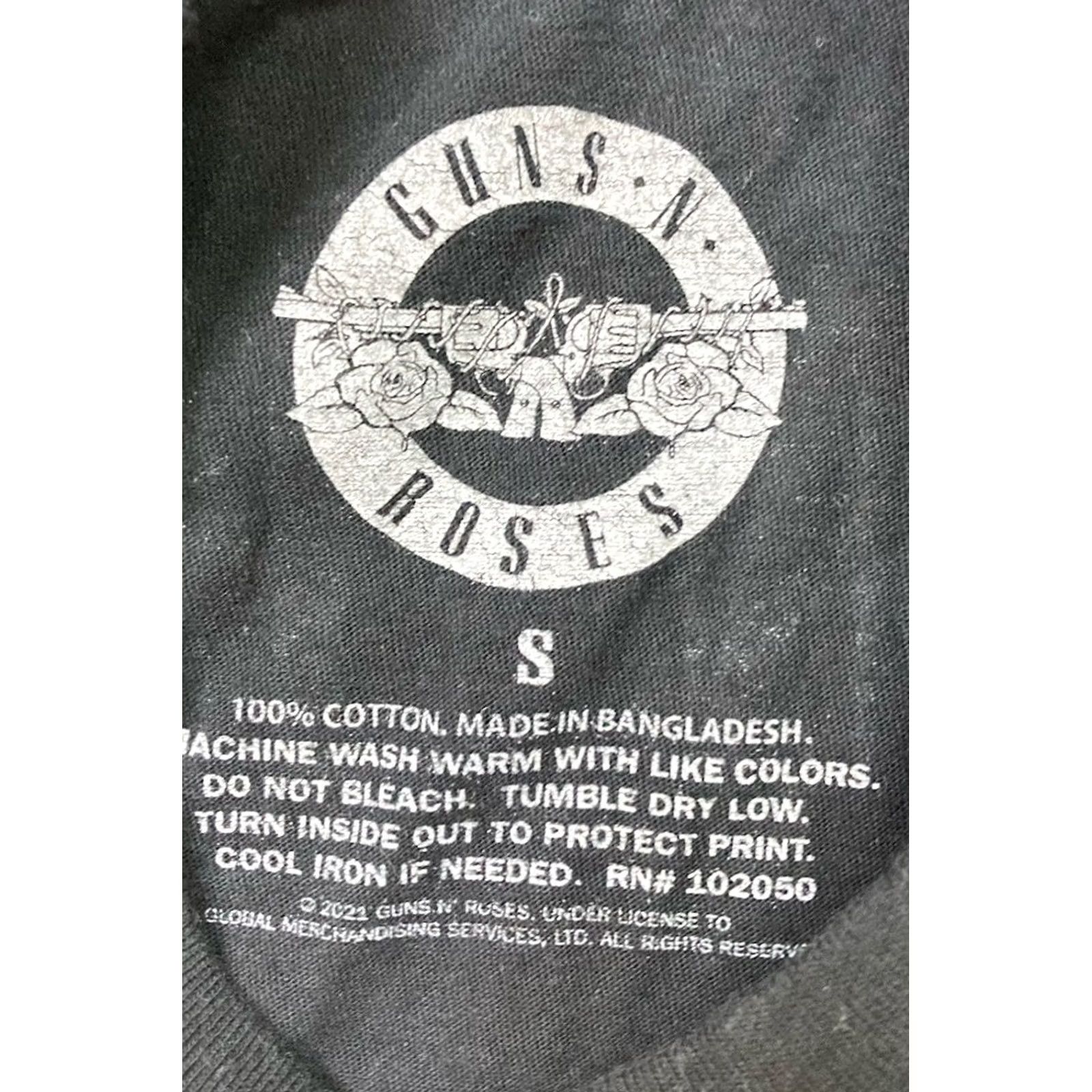 Vintage Guns N' Roses T-Shirt Men Small Black Short Sleeve Graphic Print Crew Neck 100% Authentic Size US S / EU 44-46 / 1 - 4 Thumbnail