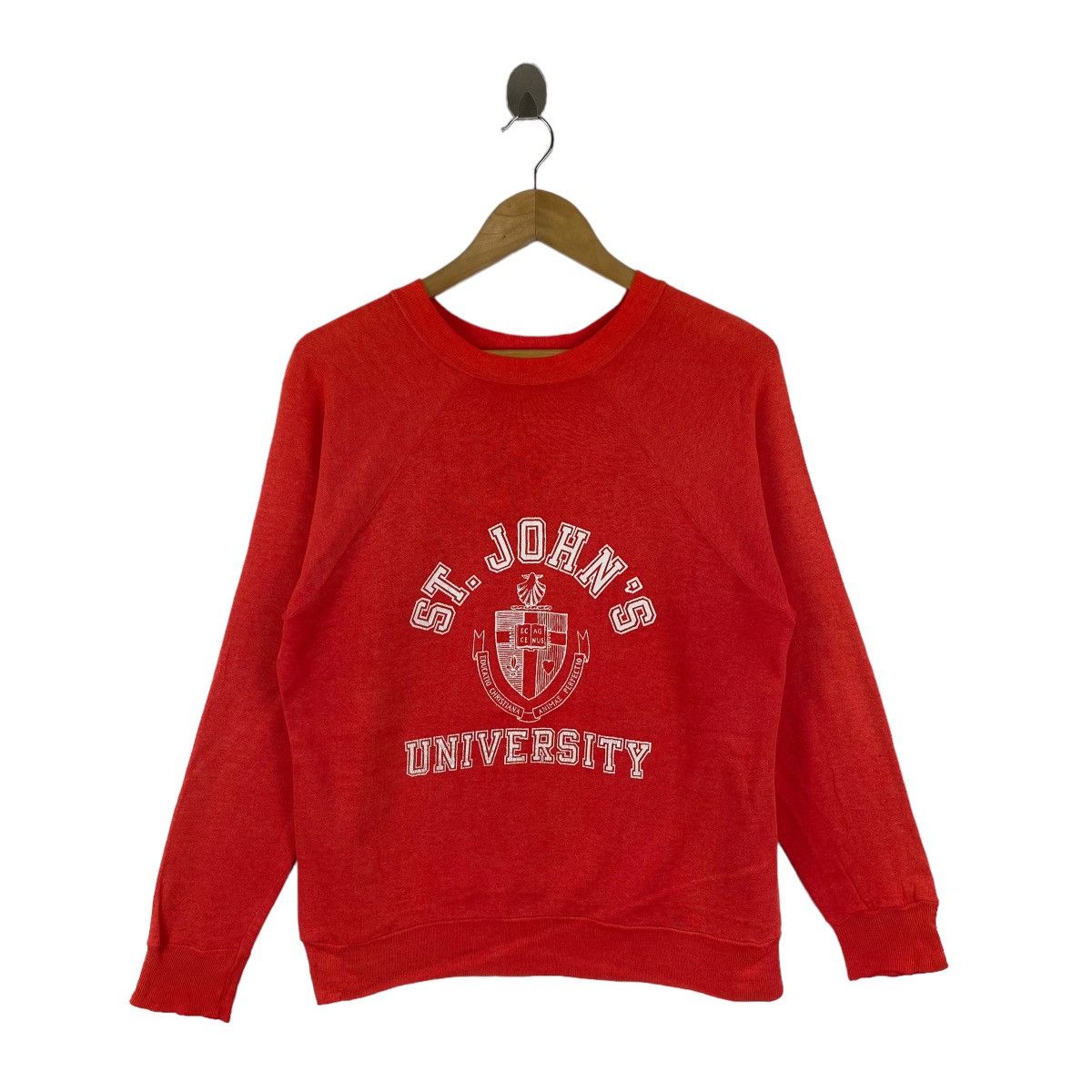 Vintage Vintage ST. JOHN UNVERSITY Big Logo Sweatshirt Pullover Size US S / EU 44-46 / 1 - 1 Thumbnail