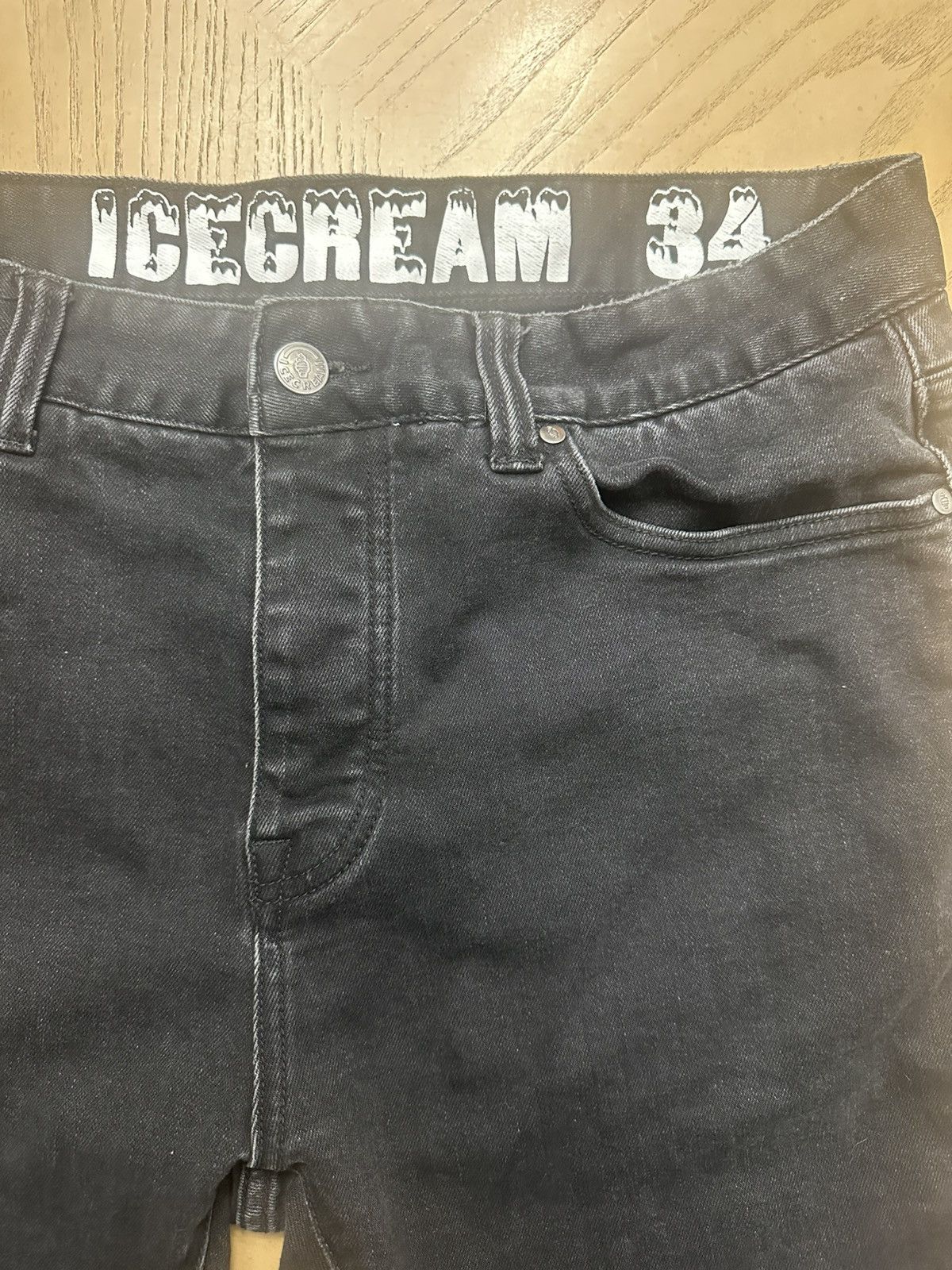 Icecream black jeans are the Icecream Solar Flare Jean, Size US 34 / EU 50 - 4 Thumbnail