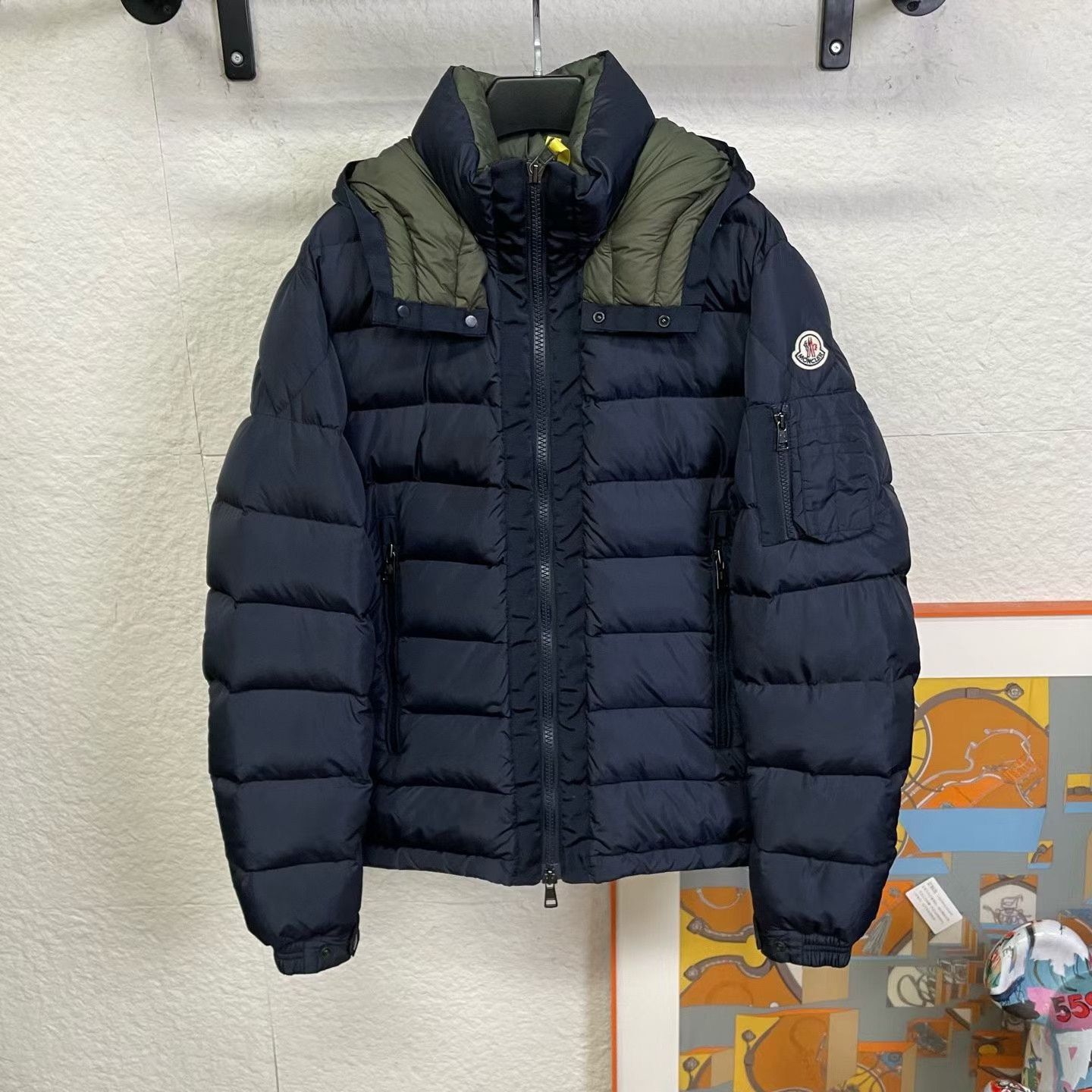 Moncler Moncler Arm Pocket Down Jacket Size US L / EU 52-54 / 3 - 1 Thumbnail