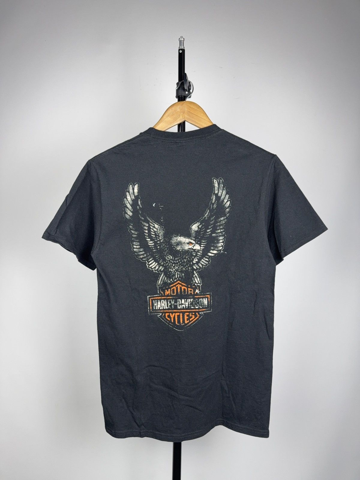 Harley Davidson Moto Harley Davidson Eagle Racing USA Graphic Biker T-Shirt Size US S / EU 44-46 / 1 - 1 Thumbnail