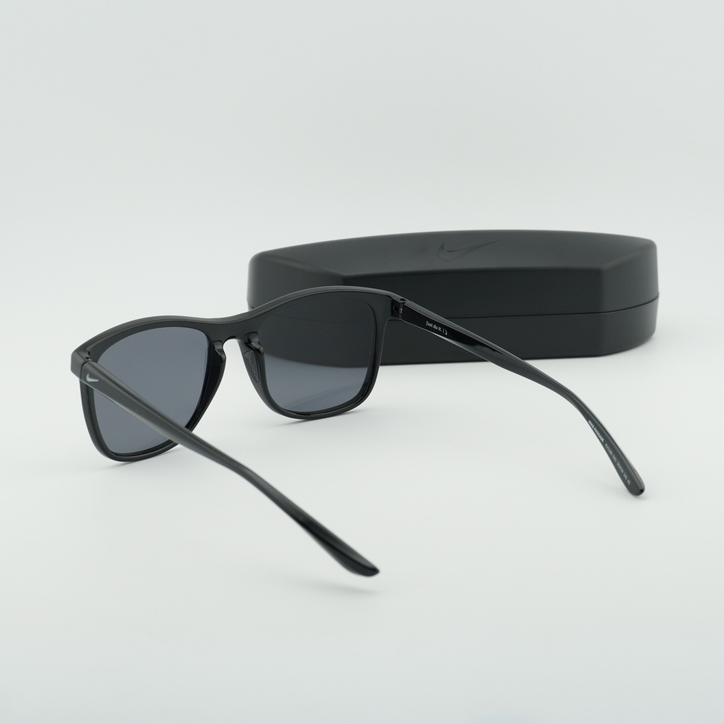 Nike Nike EV1199 001 Unisex Sunglasses Black Square Frame Size ONE SIZE - 2 Thumbnail