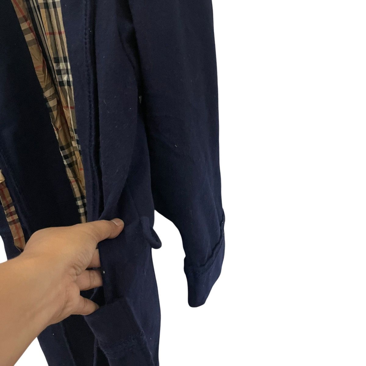 Burberry Vintage 90s Burberry’s Nova Check Long Jacket Size US L / EU 52-54 / 3 - 2 Thumbnail