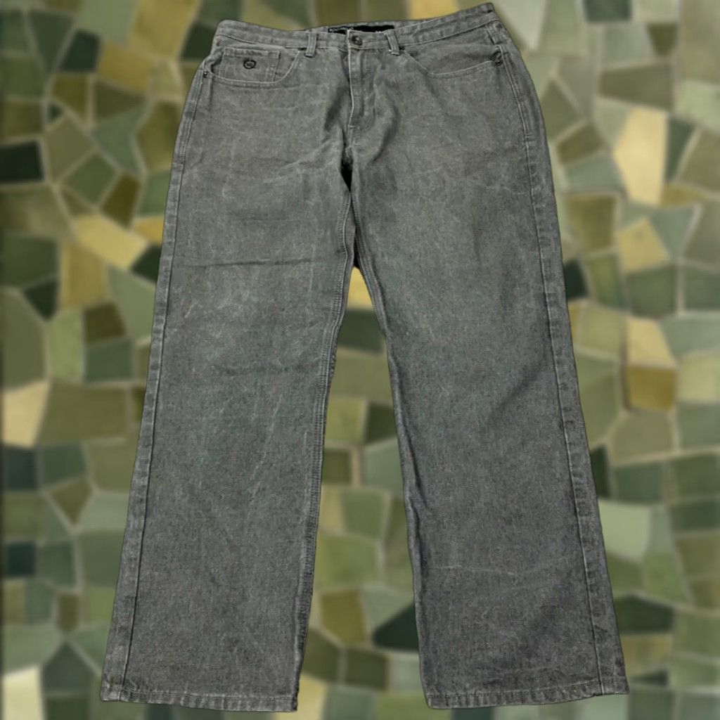 Rocawear VTG Rocawear Jeans Mens 36 Gray Denim Hip Hop 90s Y2K Straight 30in Inseam Mens Size US 35 - 1 Thumbnail