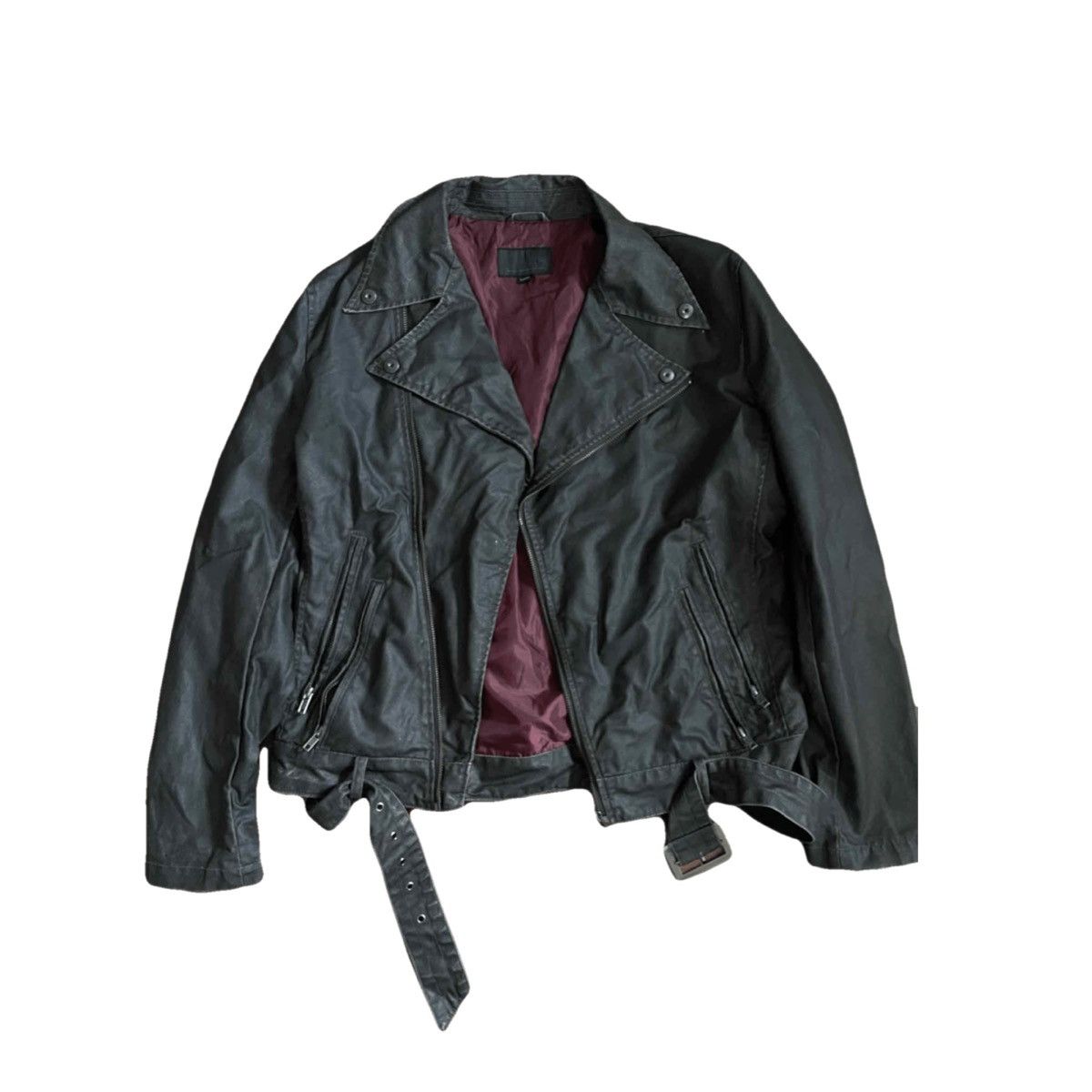 If Six Was Nine 2000s Japanese archive coated biker jacket vkei style Size US S / EU 44-46 / 1 - 2 Thumbnail