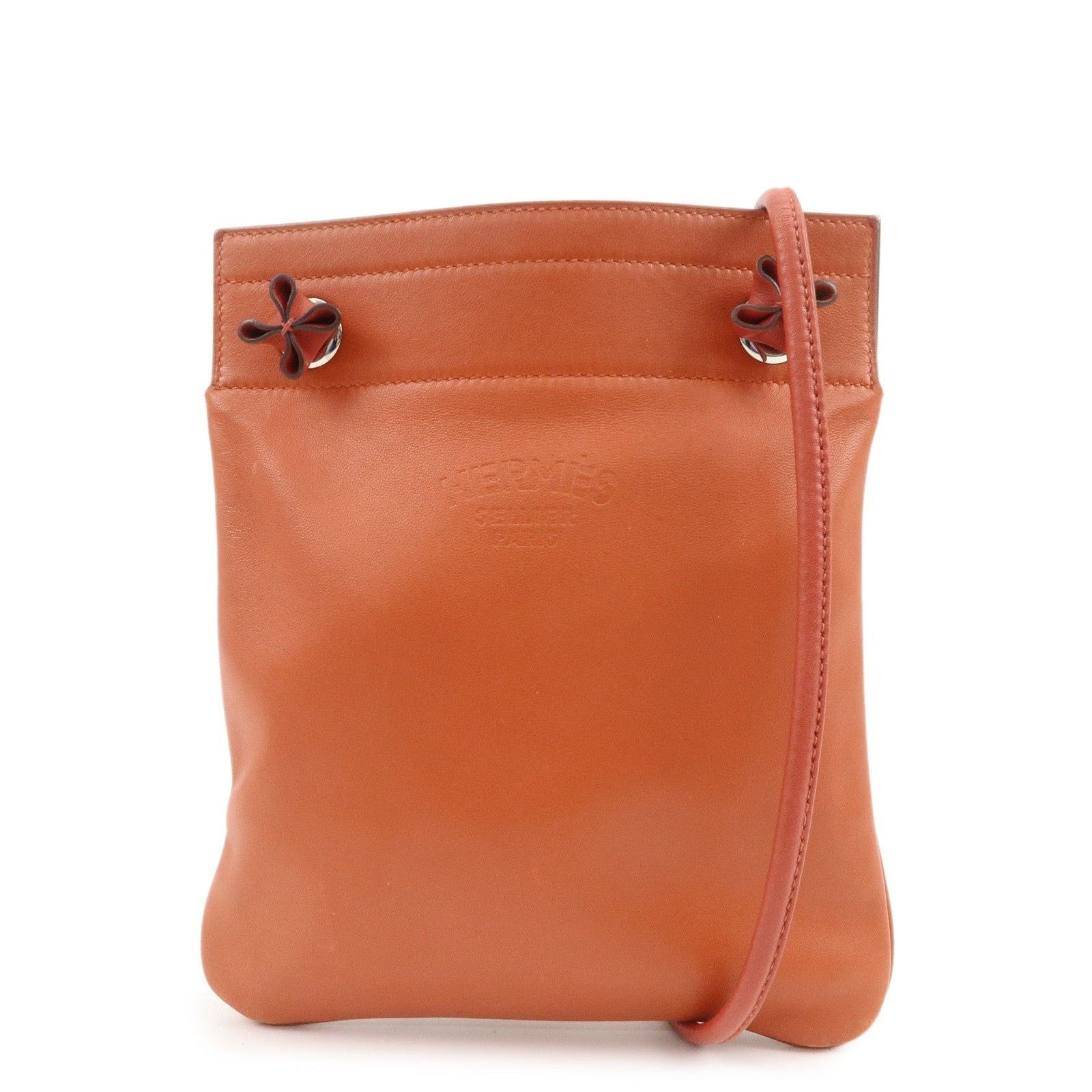 Hermes Hermes Aline Mini Calfskin Crossbody Bag Tan Size ONE SIZE - 1 Thumbnail