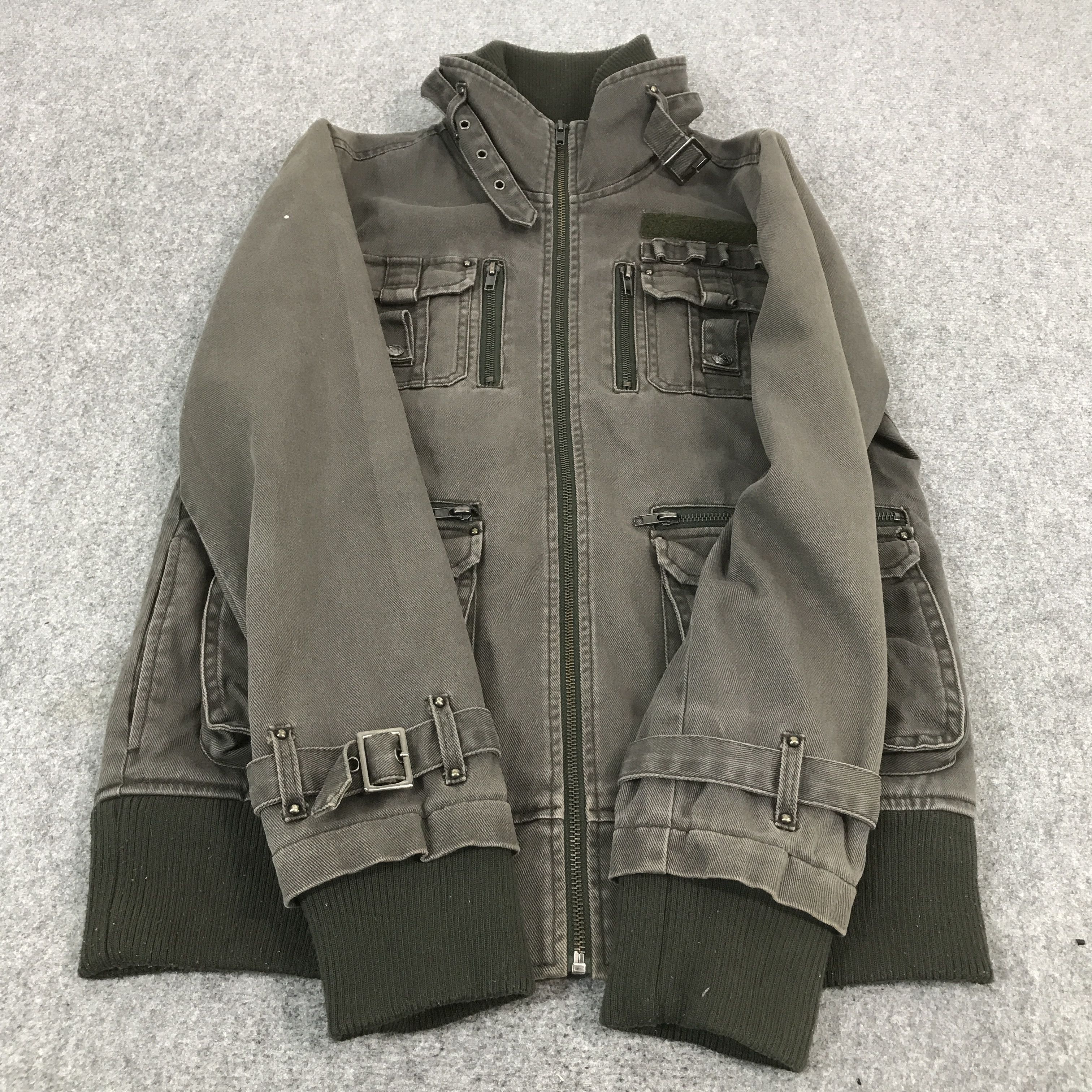 Japanese Brand RS/ROUSHATTE JAPAN STYLE DOUBLE ZIPPER JACKET Size US L / EU 52-54 / 3 - 9 Thumbnail