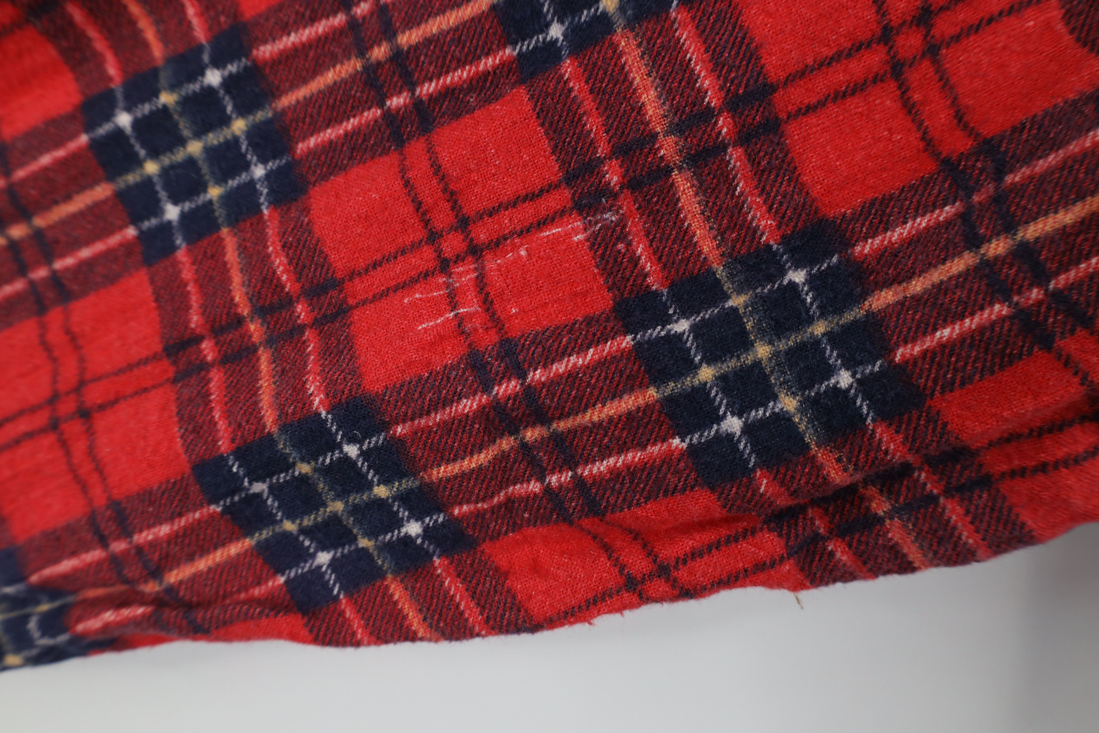 Vintage Vintage 90s Streetwear Flannel Collared Button Shirt Plaid Size US XL / EU 56 / 4 - 8 Thumbnail